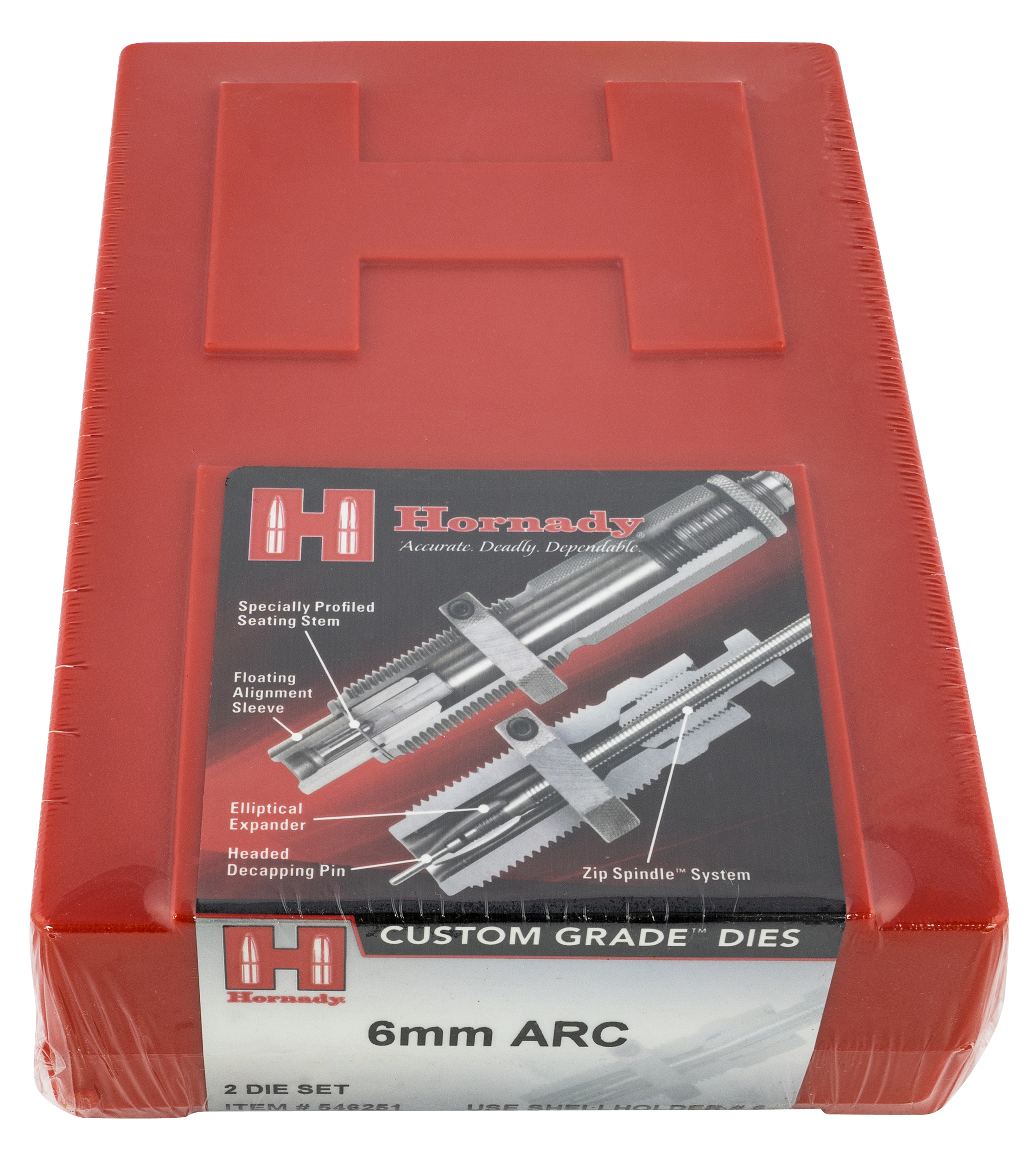 HORN 546251 SER3 2-DIE SET 6MM ARC