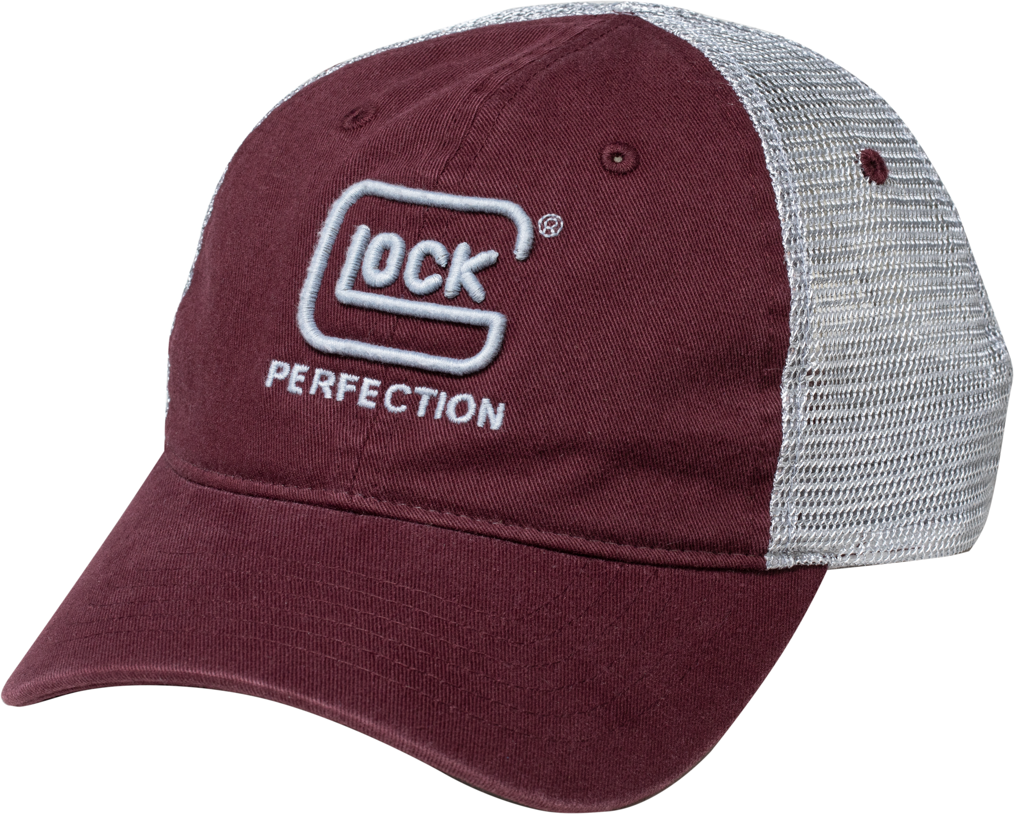 GLK AP95881 MAROON MESH RELAXED HAT