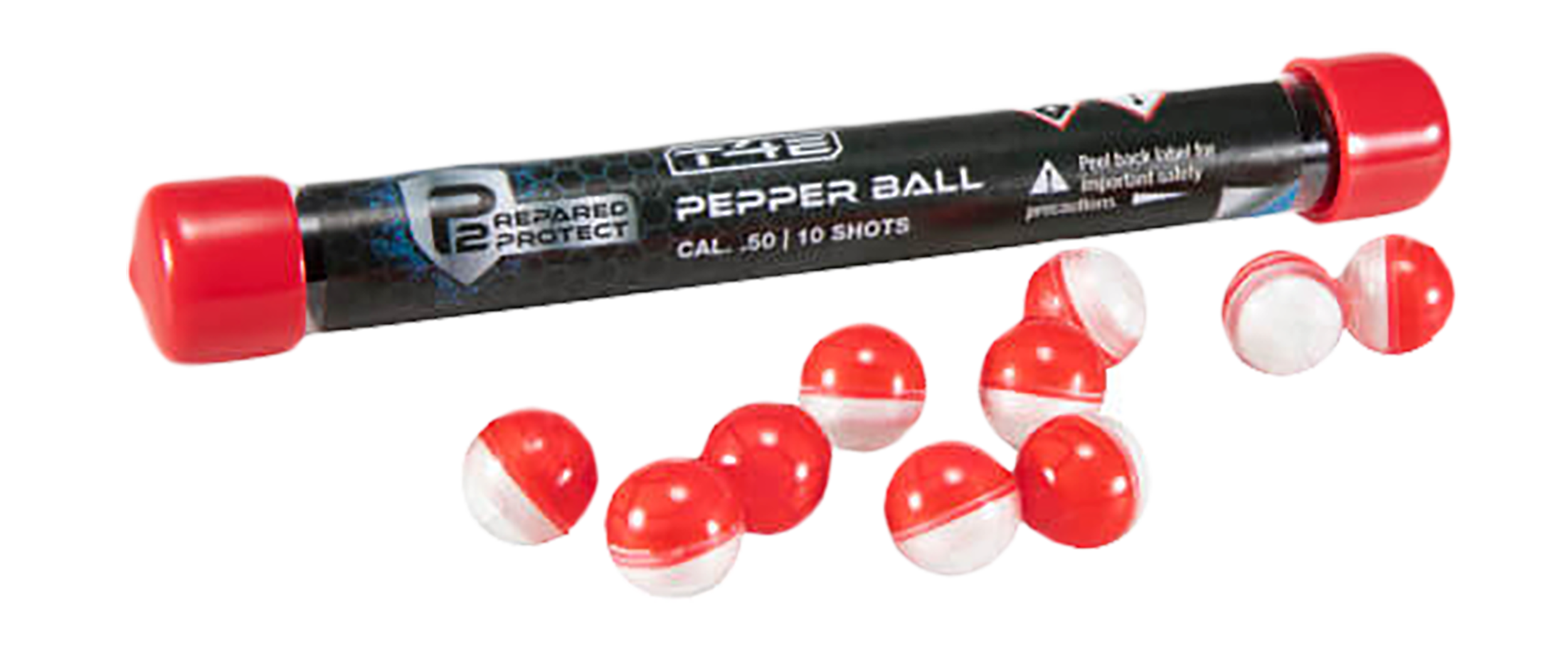 UMA 2292301 P2P T4E PEPPERBALLS RED/WHITE 10CT