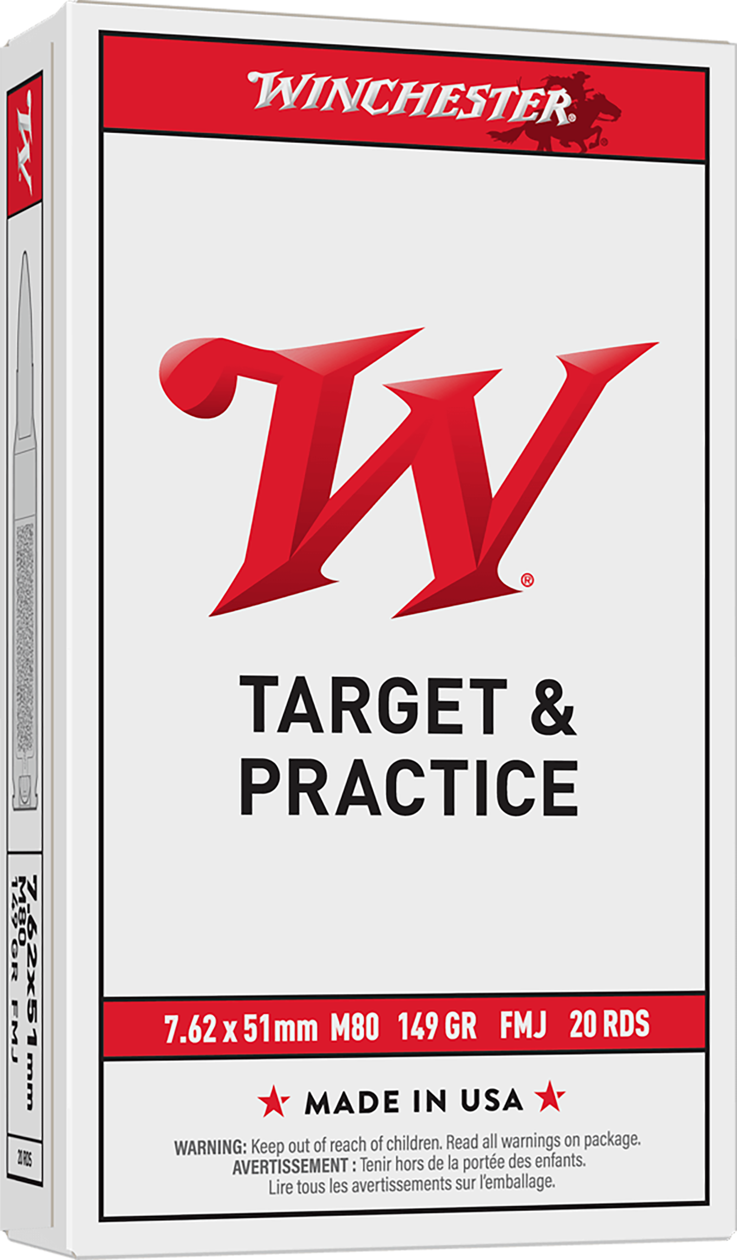 WIN WM80 762X51 149 FMJ LC 20/25