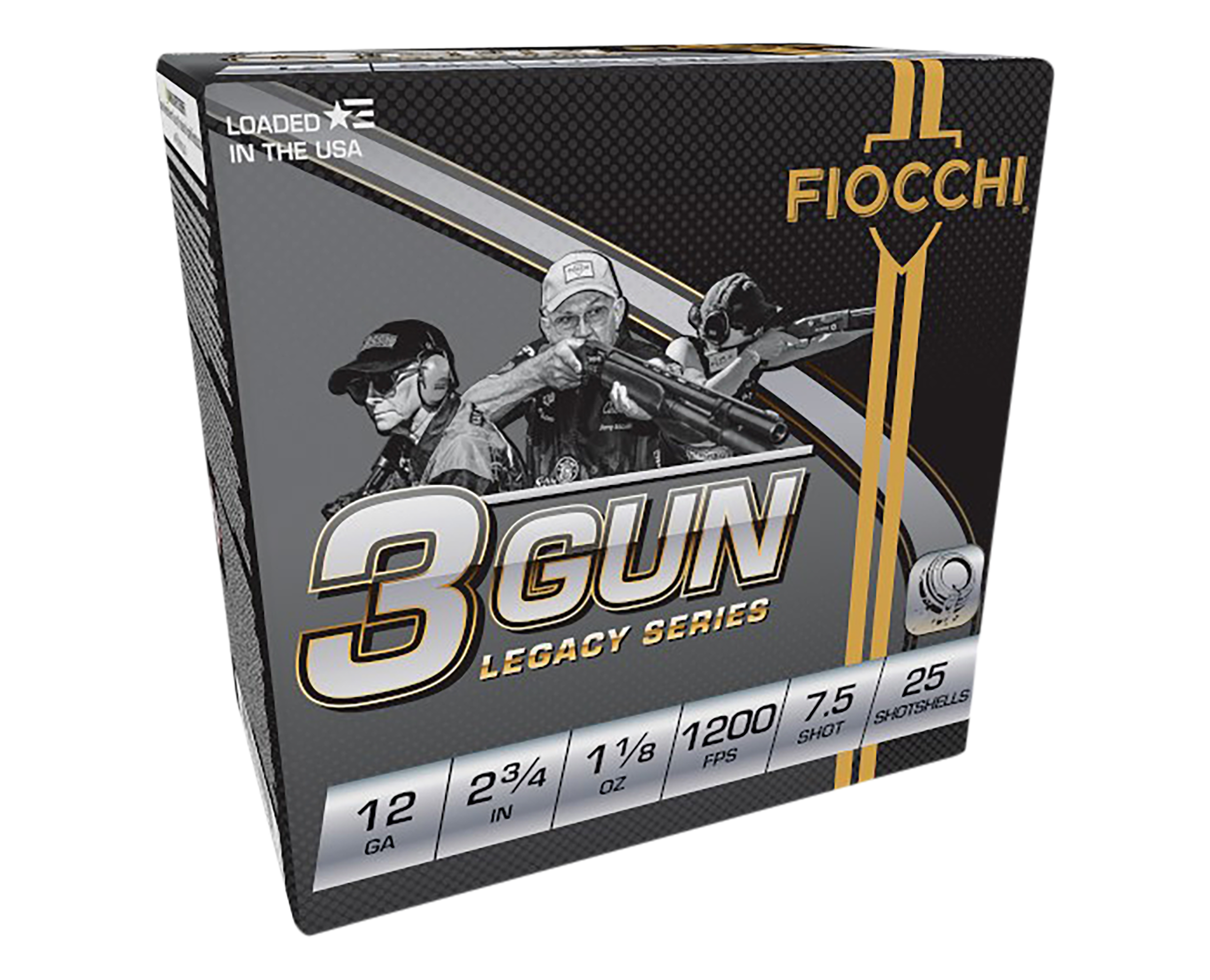 FIO 12DH3G75 3 GUN MATCH 12 2.75 8SH 1-1/8 25/10