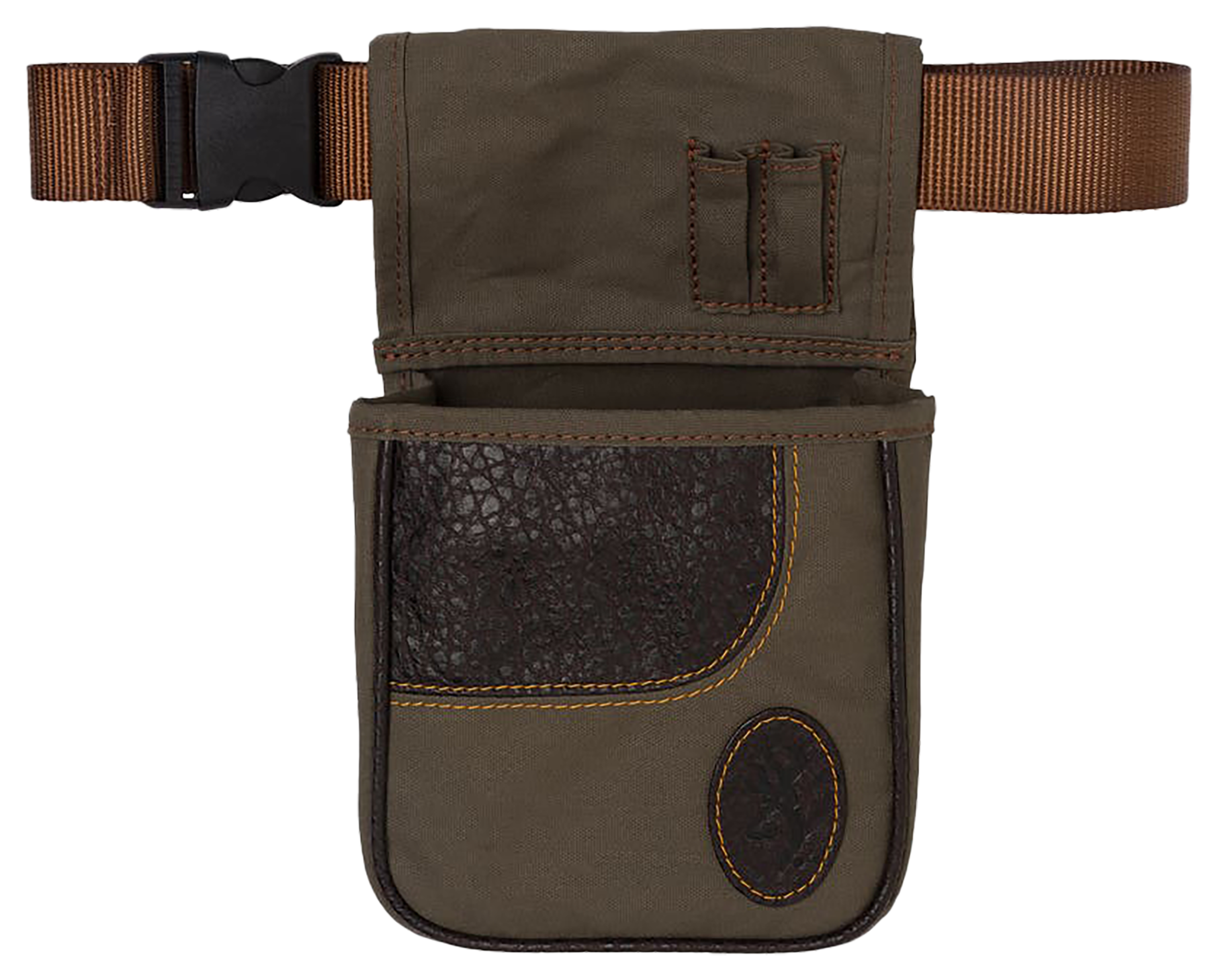 BRN 121504843 LAREDO CANVAS SHELL POUCH OLV