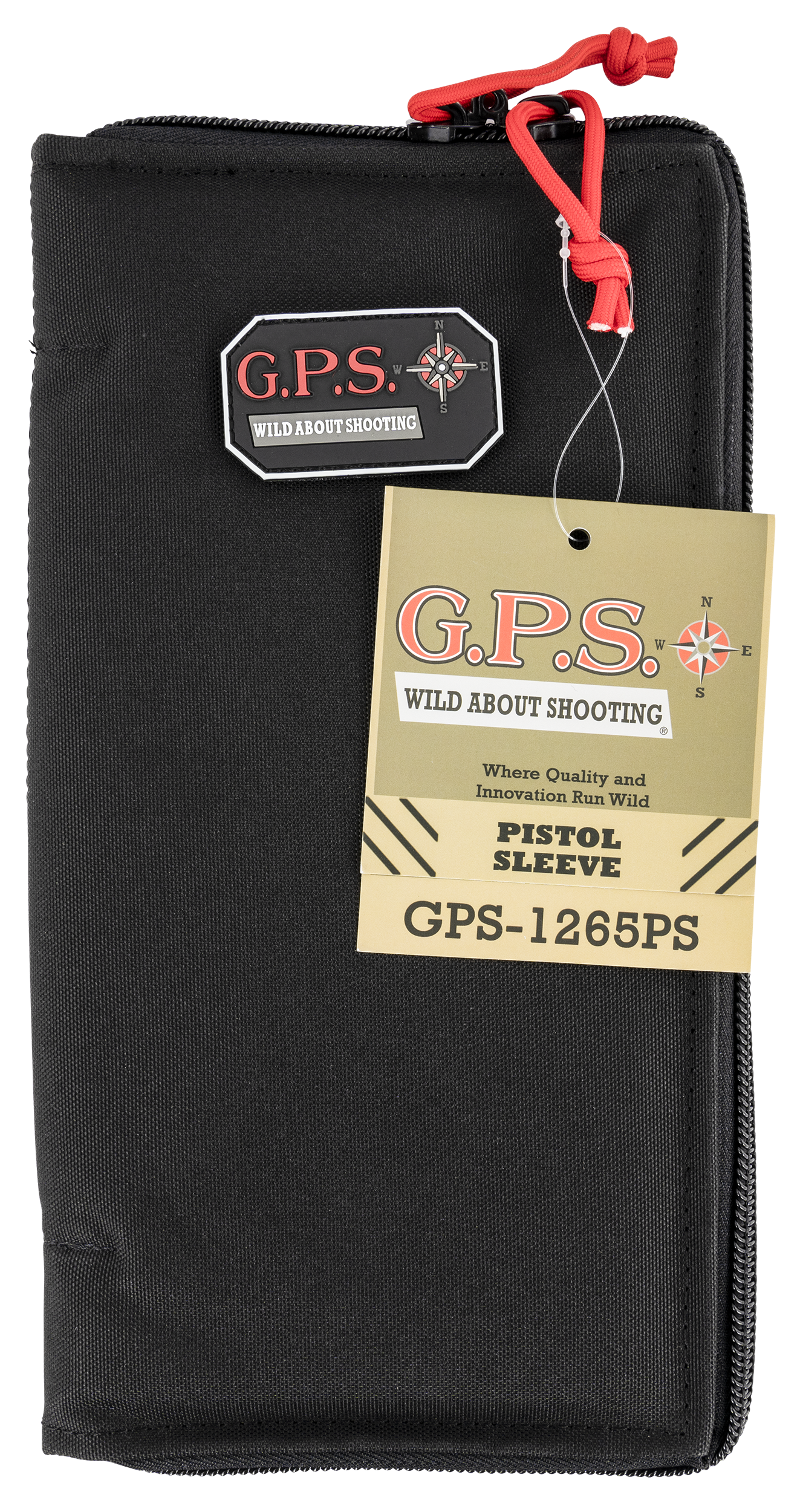 GPS 1265PS PSTL SLEEVE LG LCKNG ZIPPER BLK