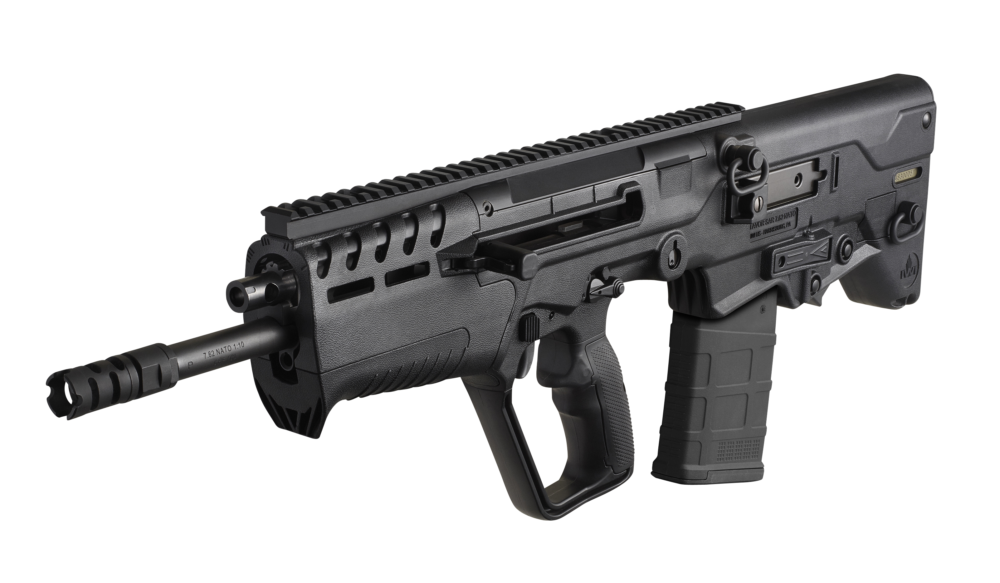 IWI T7B2010 TAVOR 7 308 20 10R BLK