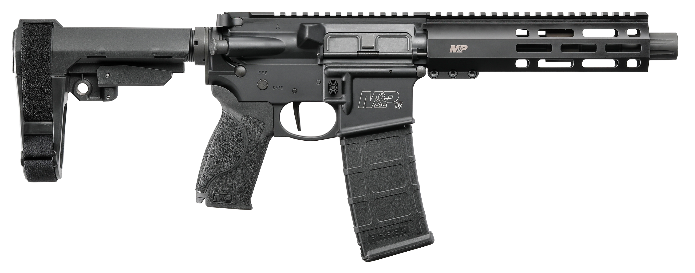 S&W M&P15 13320 223 7.5 PSTL BLK 30R