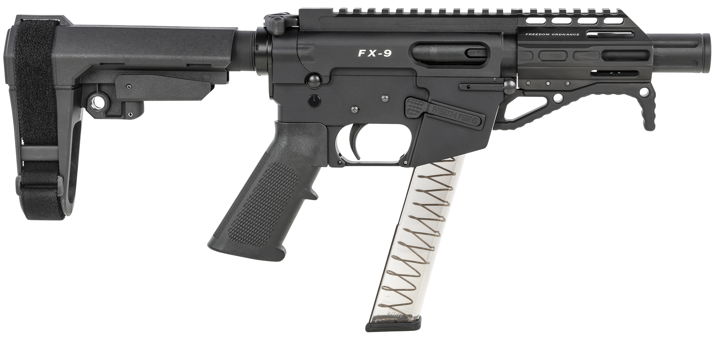FREEDOM ORDNANCE FX9P4S 9MM 4" BRACE 31R