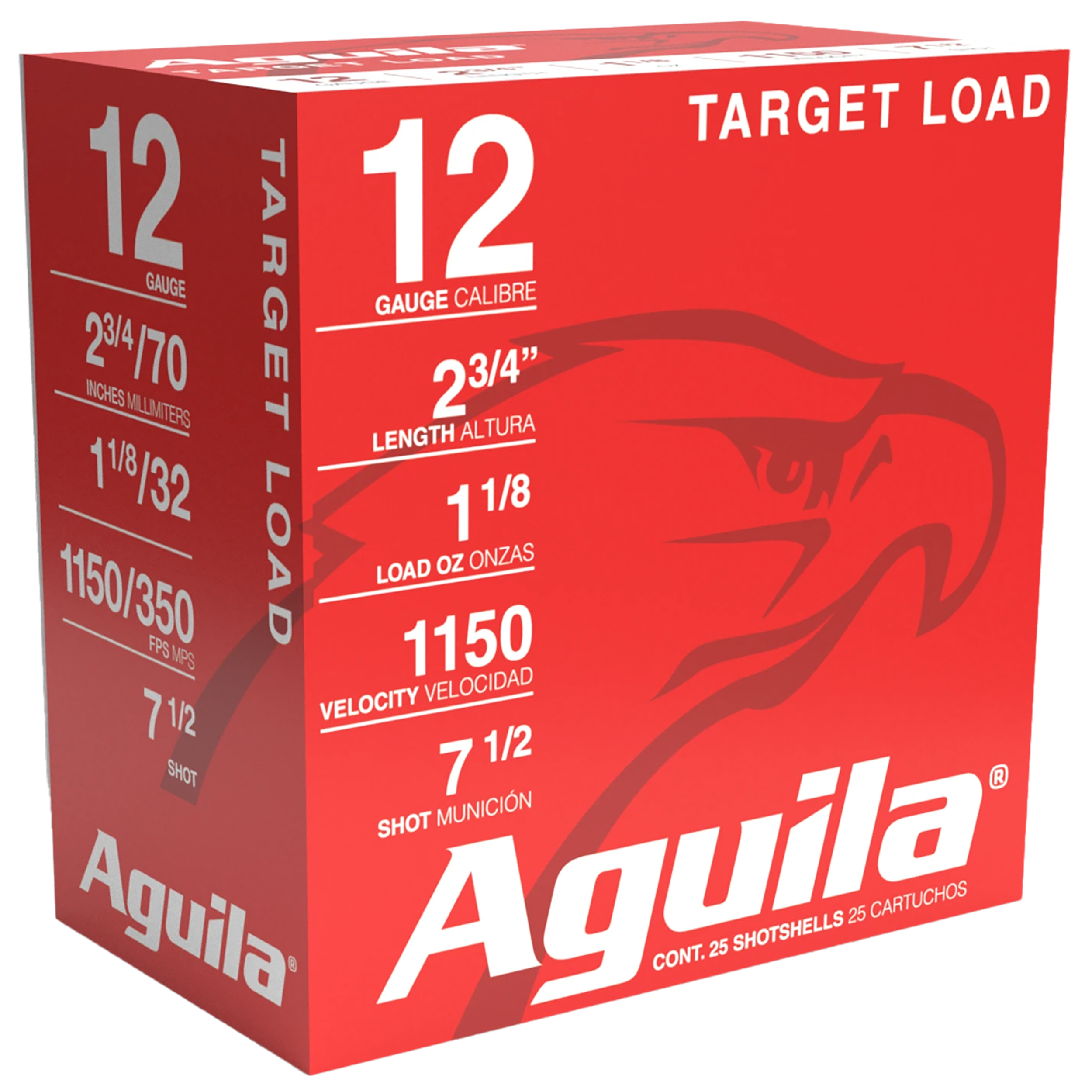 AGUILA 1CHB1282 TARGET 12G #7.5 11/8 25/10