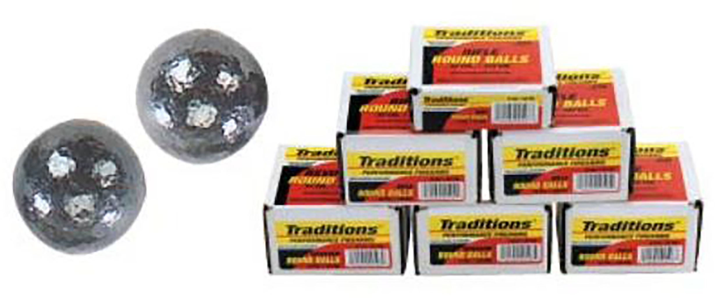 TRAD A1644 RIFLE ROUND BALL .490 100