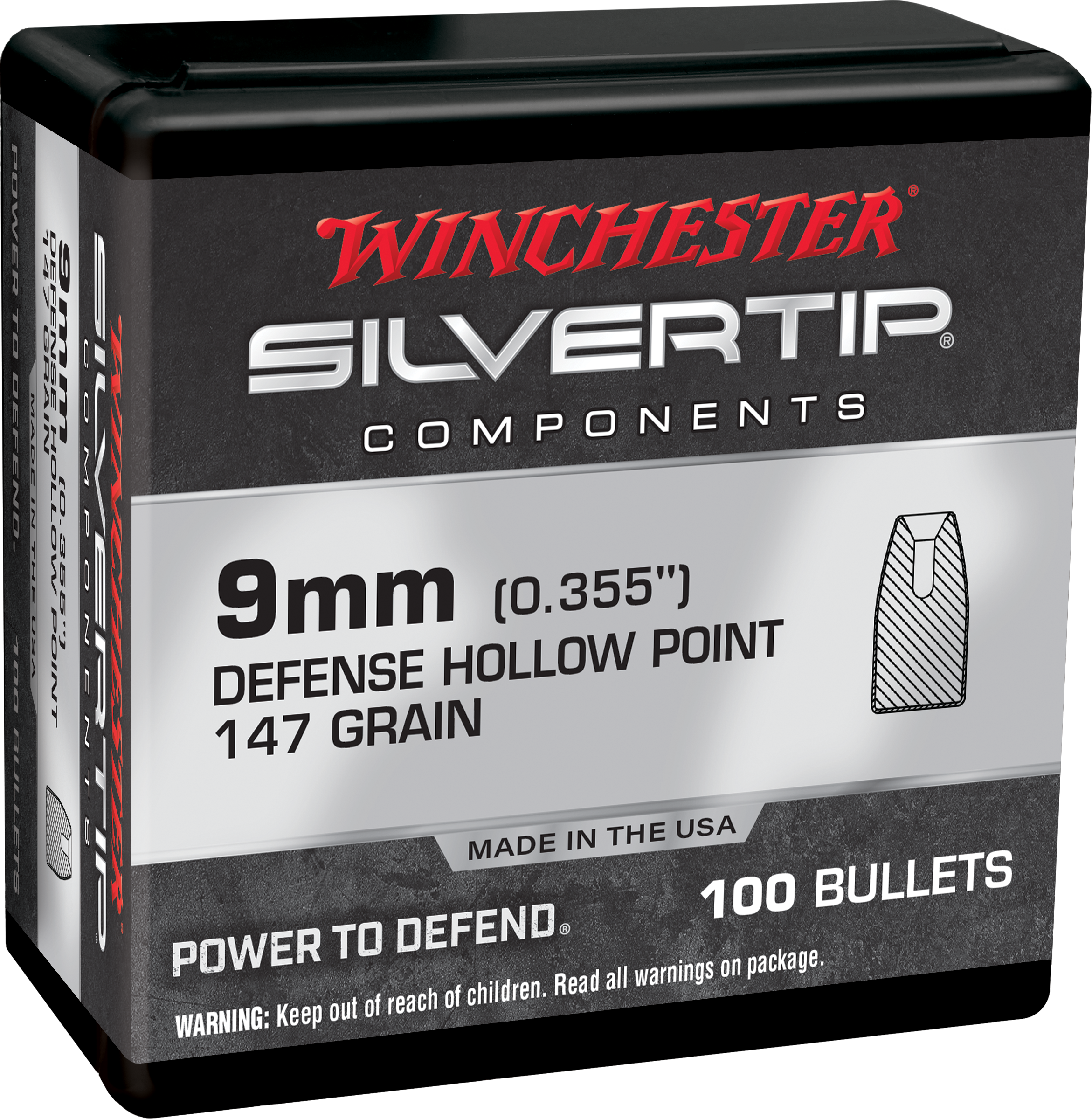 WIN WB9ST147X BUL 9MM 147 STHP 100/10