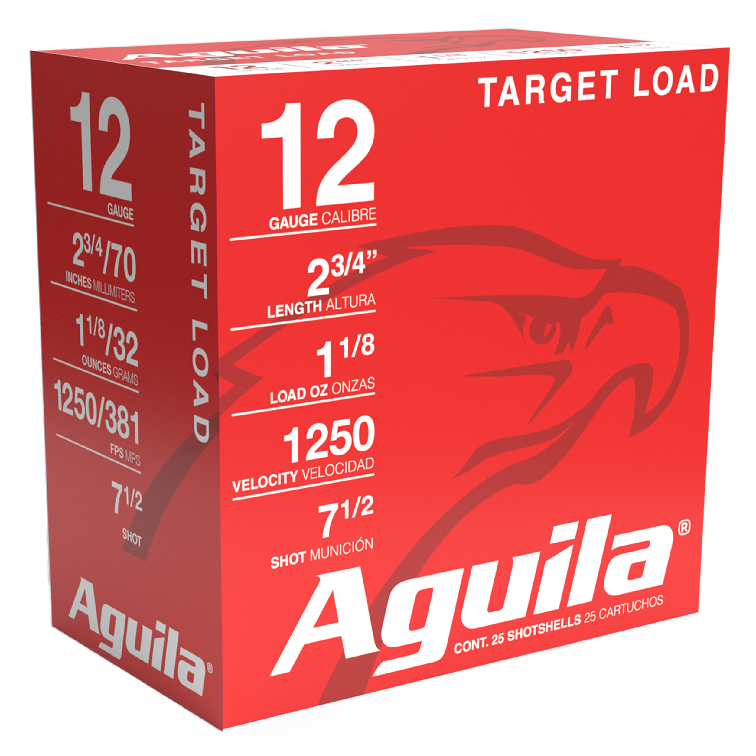 AGUILA 1CHB1347 TARGET 12G 2.75 #7.5 11/8 25/10