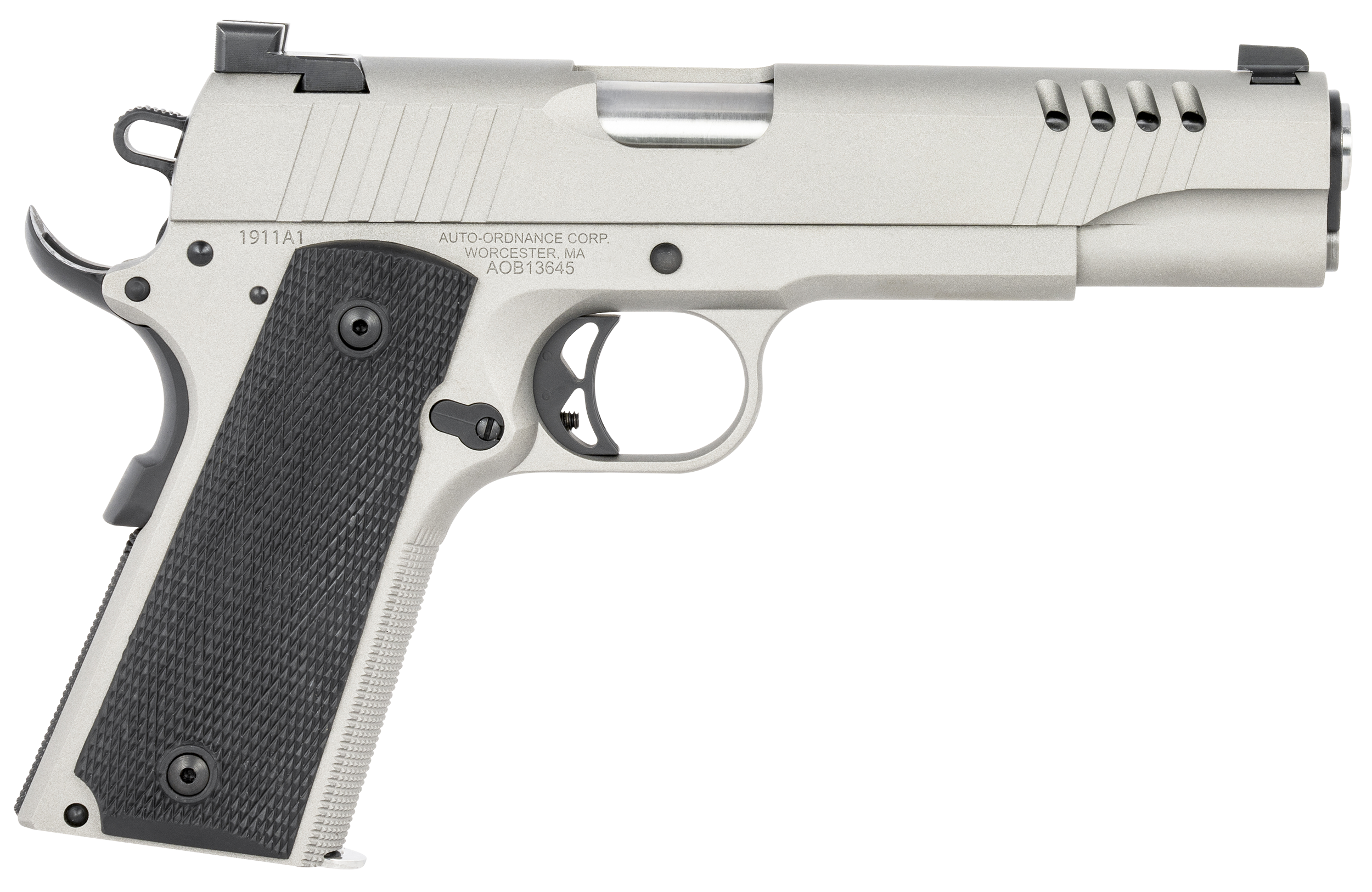 AUTO 1911TCAC6 1911 45 SAVAGE SILVER 5 7R CER SS