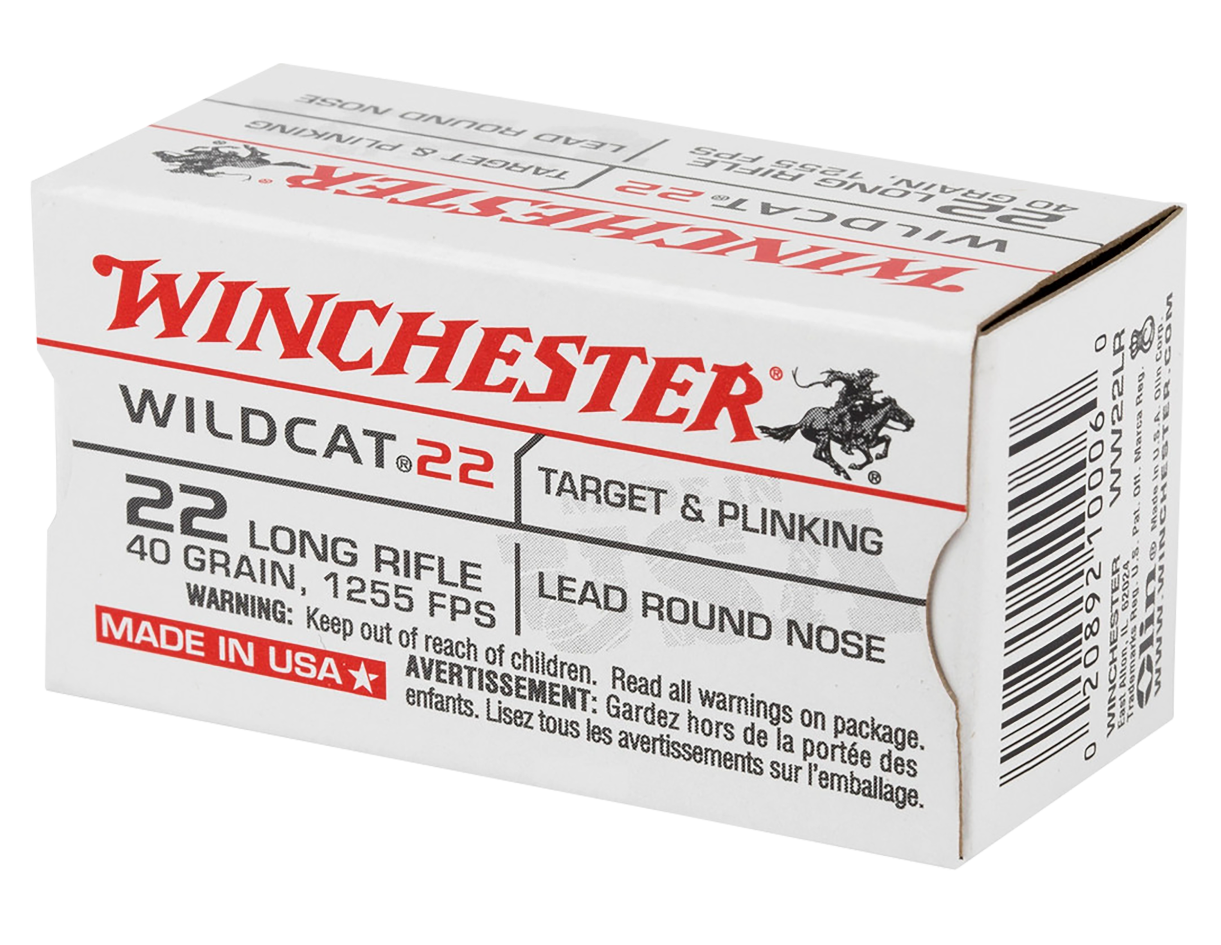 WIN USA22LR 22LR WILDCAT 40 LRN *CS* 5000