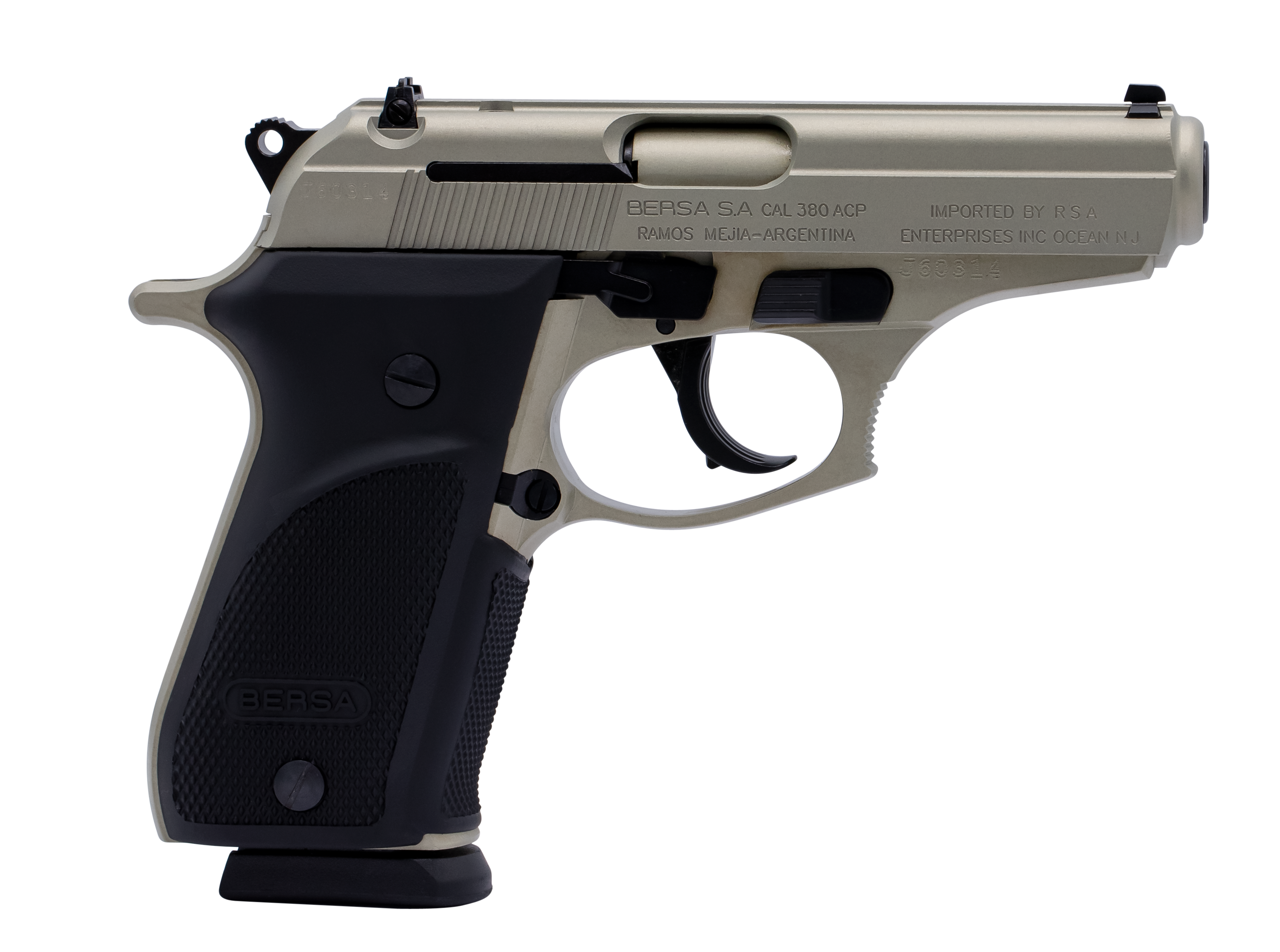 BERSA THUN380PNKL15 THUNDER 380 DA 3.5 15R NKL/BLK