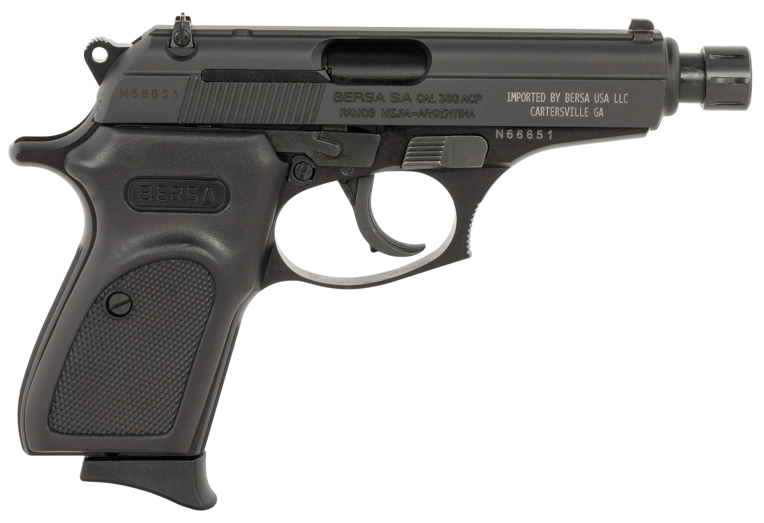 BERSA T380M8X THUNDER 380 4.3 8R TH BLK