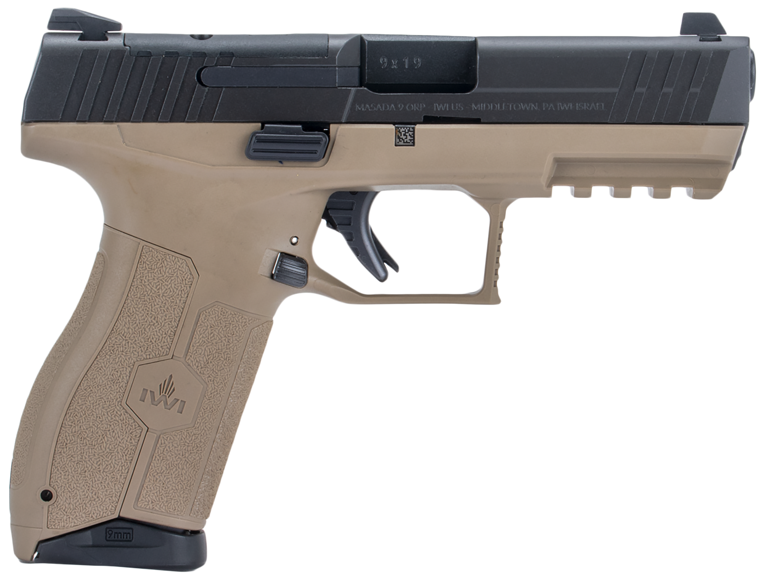 IWI M9ORP10FDNS MASAD 9MM 10R OR NS 4.1 FDE