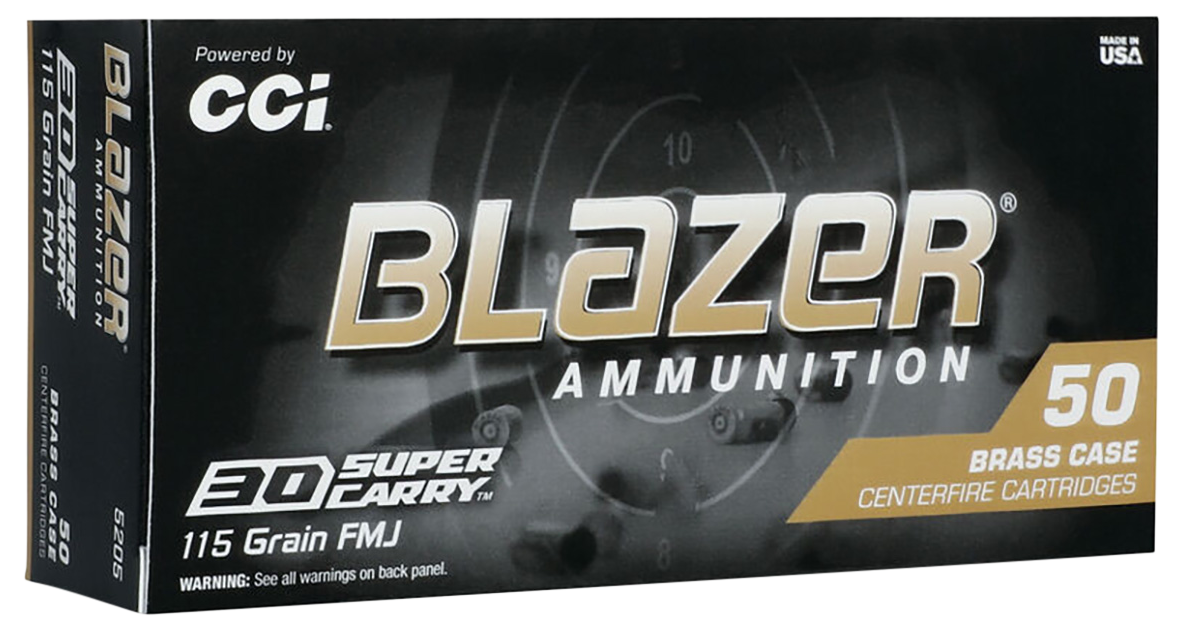 CCI 5205 BLAZER BRASS 30SC 115 FMJ 50/20