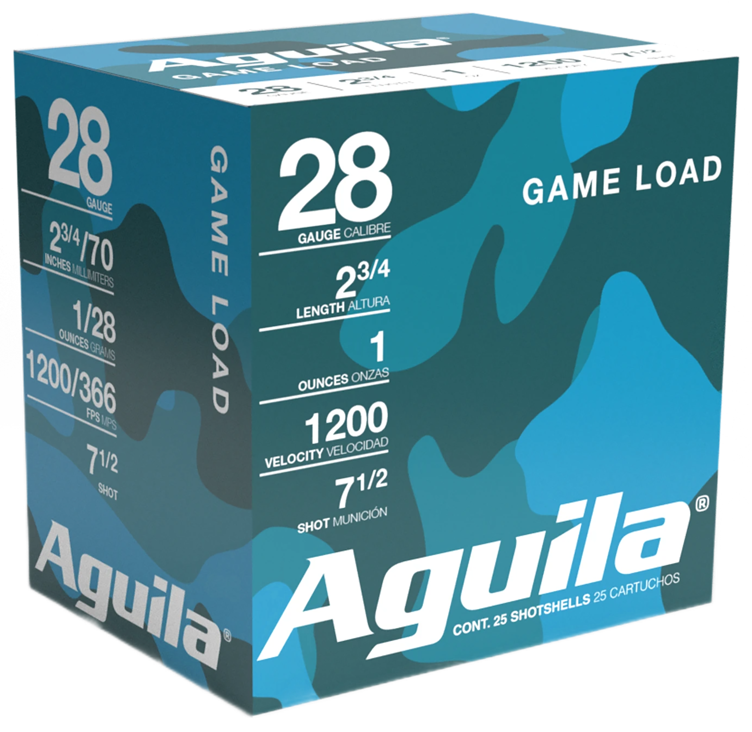 AGUILA 1CHB2837 GAME LD 28G 2.75 #7.5 1OZ 25/20