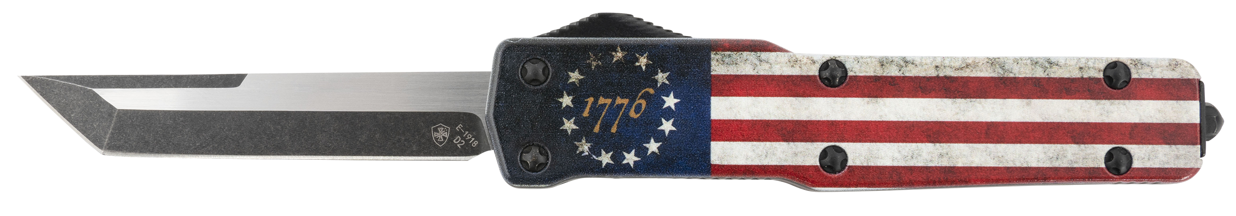 TEMP MZBRF221 SLIM ZINC BETSY ROSS FLAG TANTO