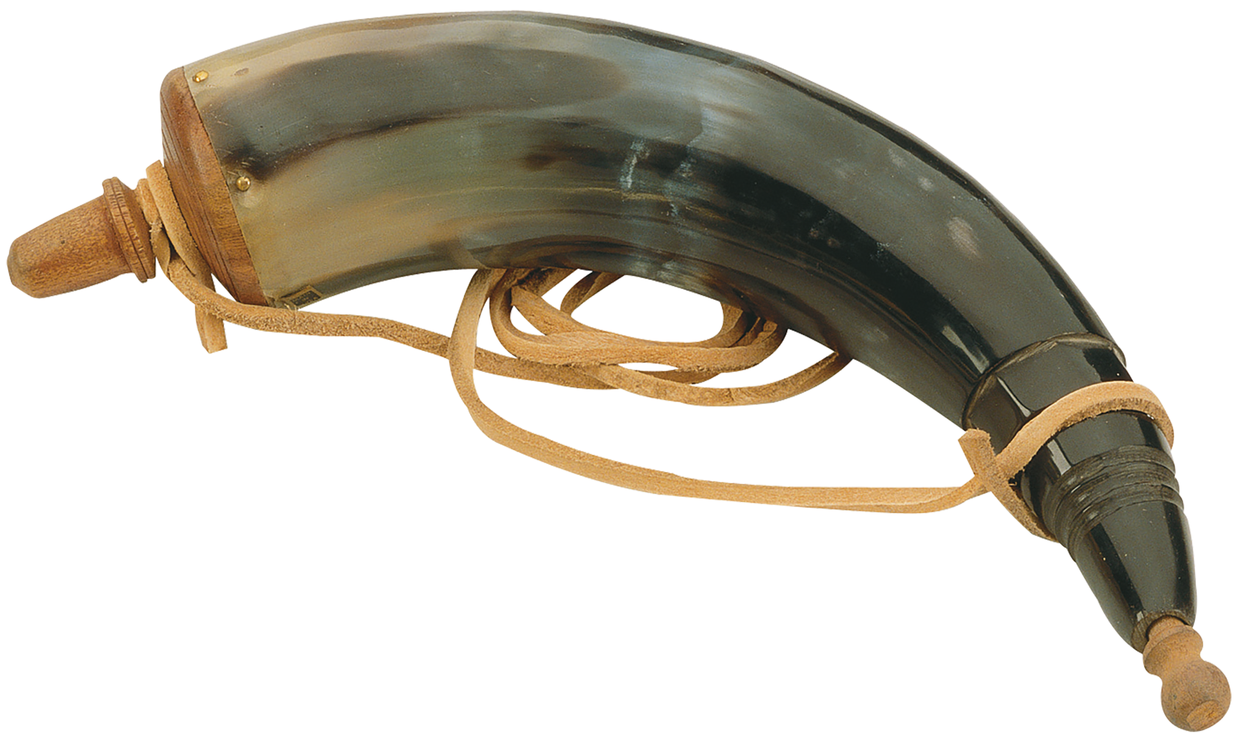 TRAD A1252 AUTHENTIC POWDER HORN W/SLING