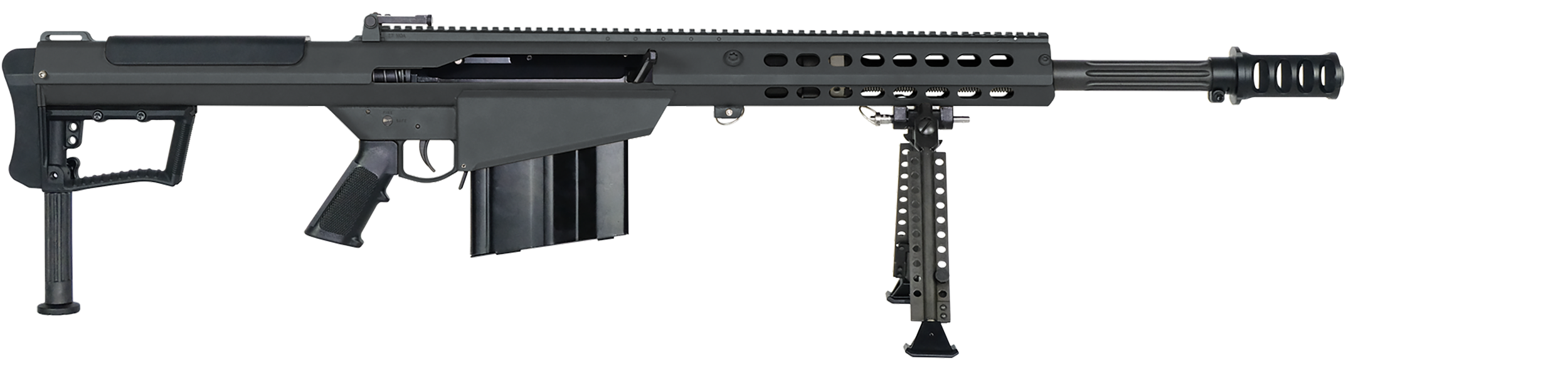 BARR 18216 M107A1 FLUTED 50BMG 20 10R BLK