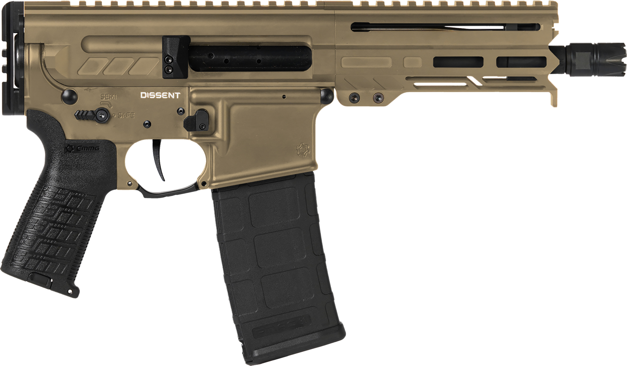 CMMG 55A938FCT DISSENT MK4 5.56MM 6.5 30R FDE