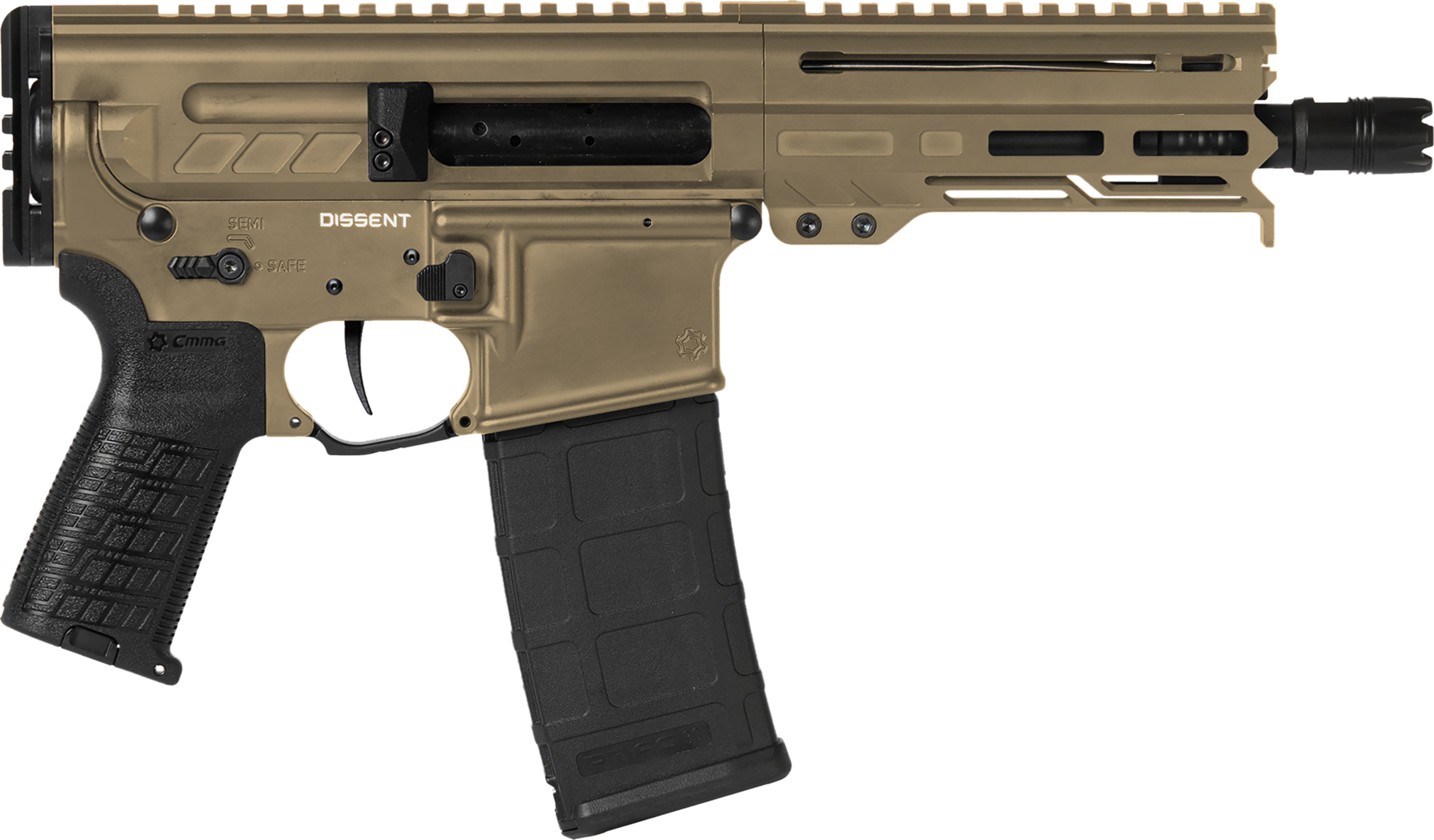 CMMG 30A0E33CT DISSENT MK4 300BLK 6.5 30R FDE