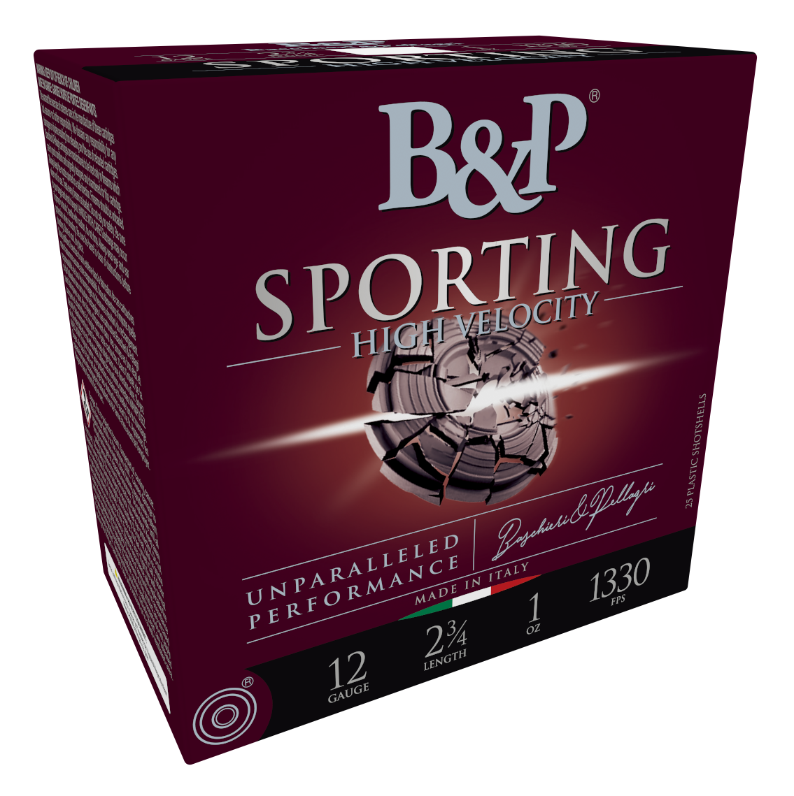 B&P 12B1SCH8 SPRT CLAY HV 12 2-3/4" 1OZ 8 25/10