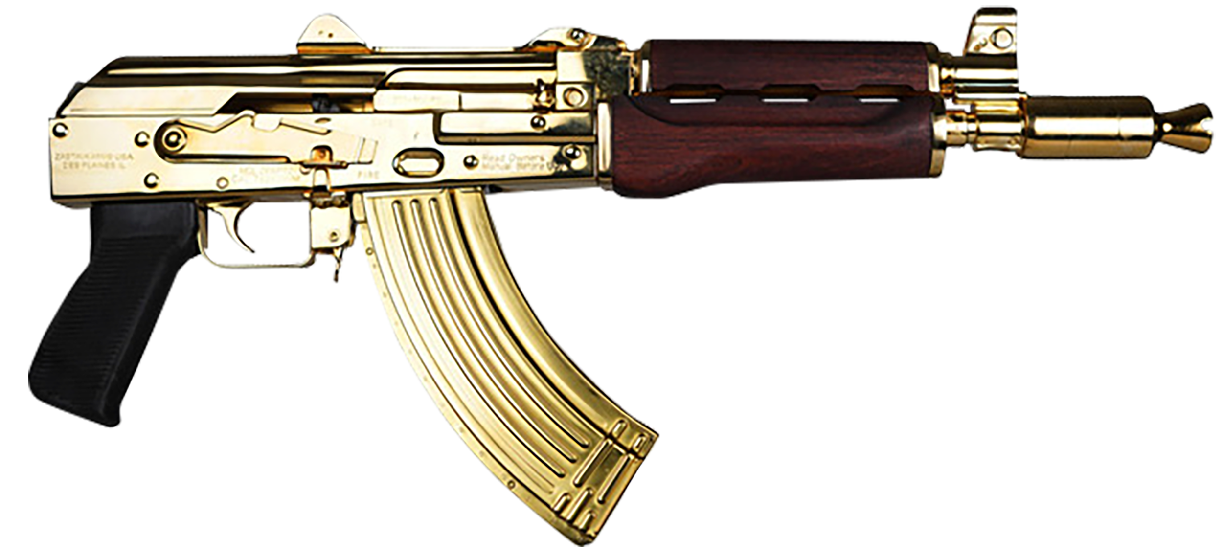 ZASTAVA ZP92762SRGL ZPAP92 762 PSTL 24K GOLD RED