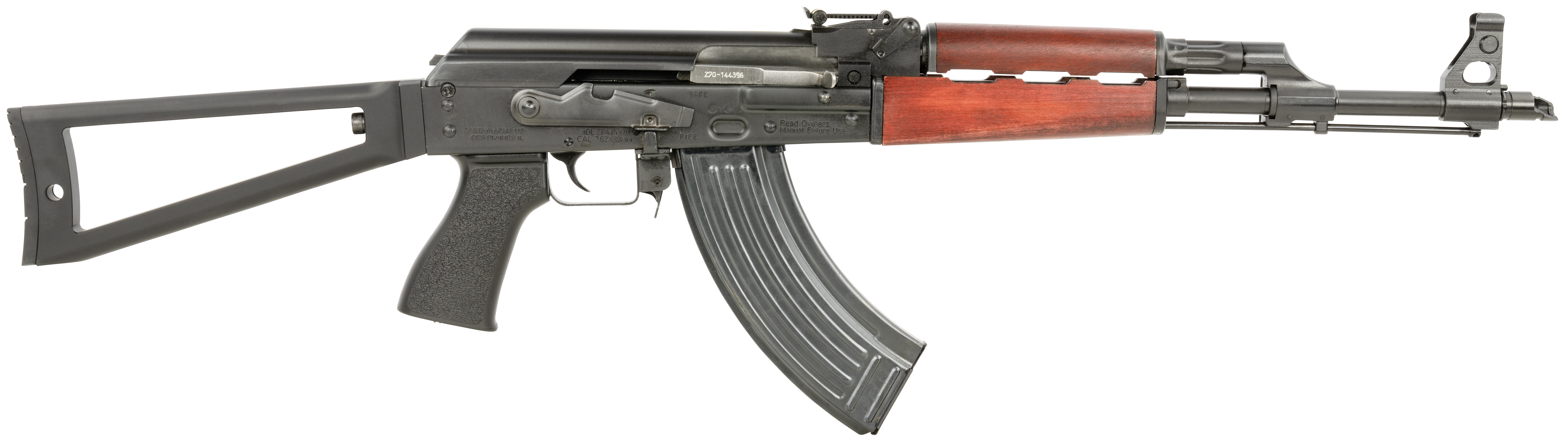 ZASTAVA ZR7762RT ZPAPM70 762 RFL CHR BRL BLD RED