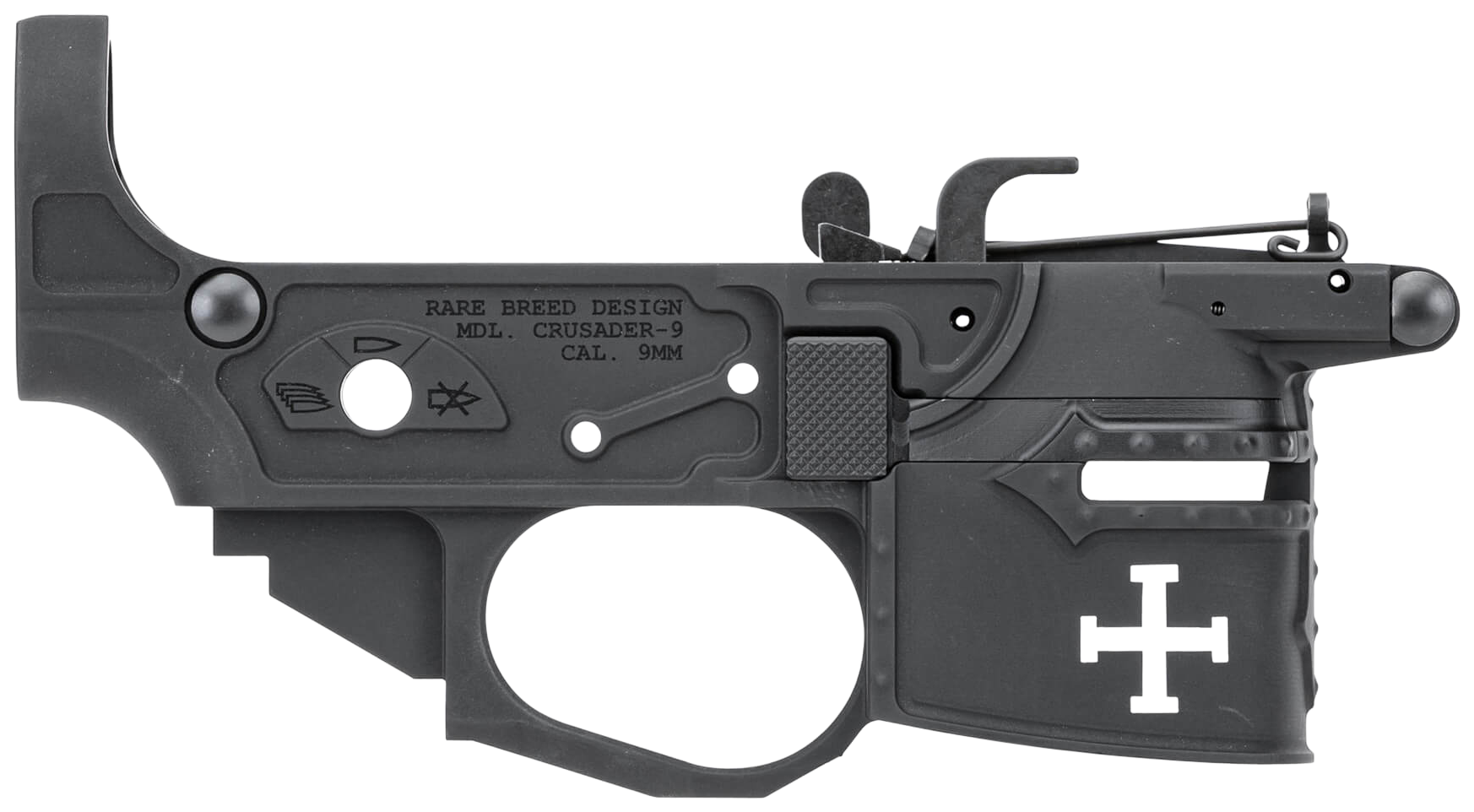 SPIKE STLB960 BILLET LOWR STRP 9MM CRUSADER
