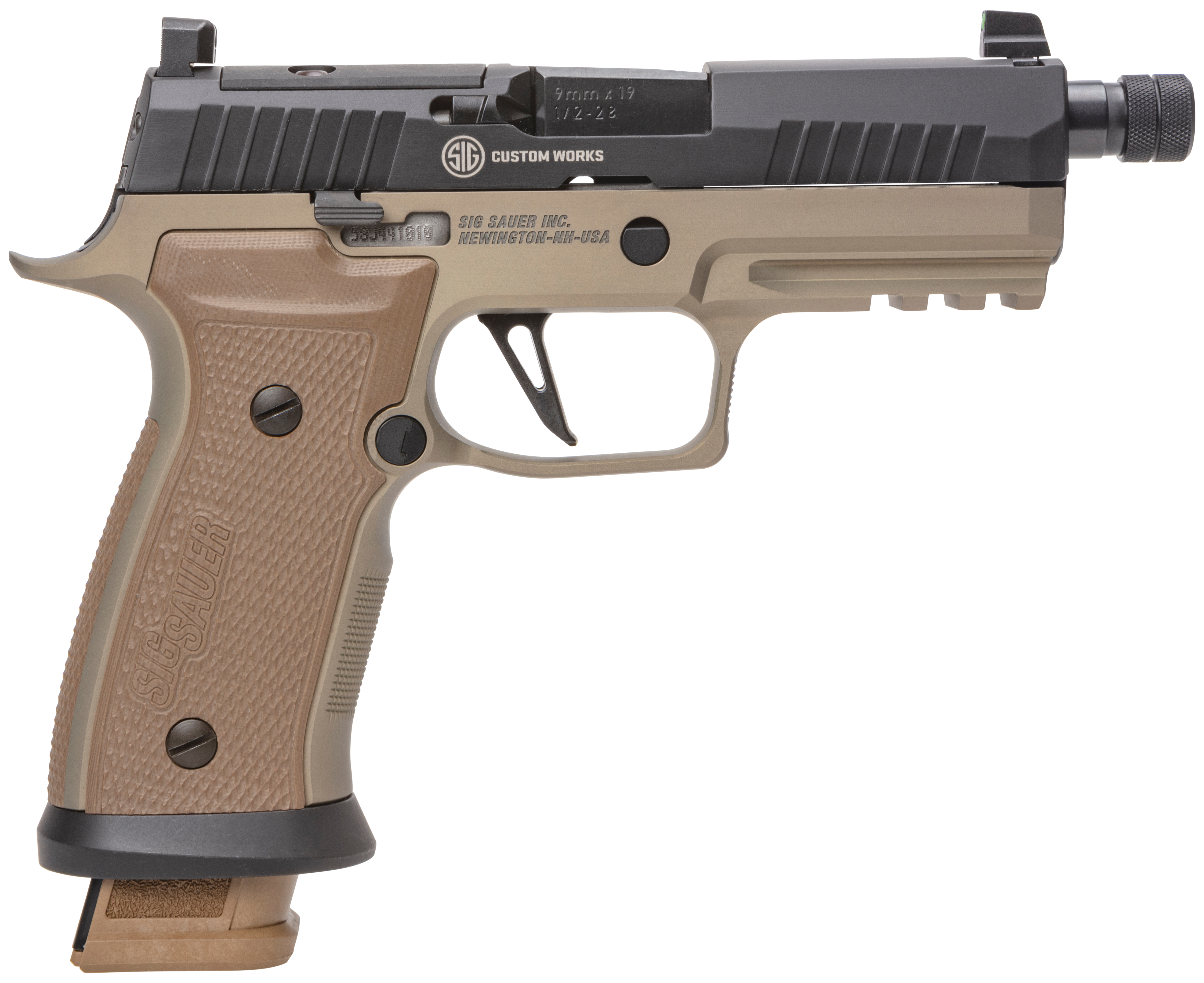 Sig P320 AXG Combat  Threaded 9mm 21rd 320AXGCA-9-CW-CBT-TB-R2-img-0