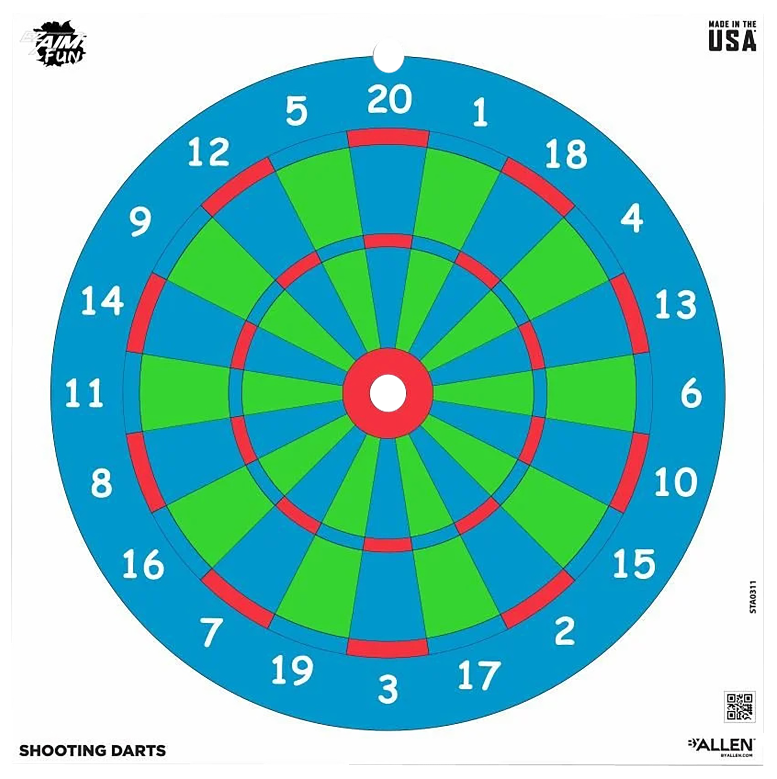 ALLEN 15640 EZ AIM TRGT 12X12 TRGGRNG MORE FUN