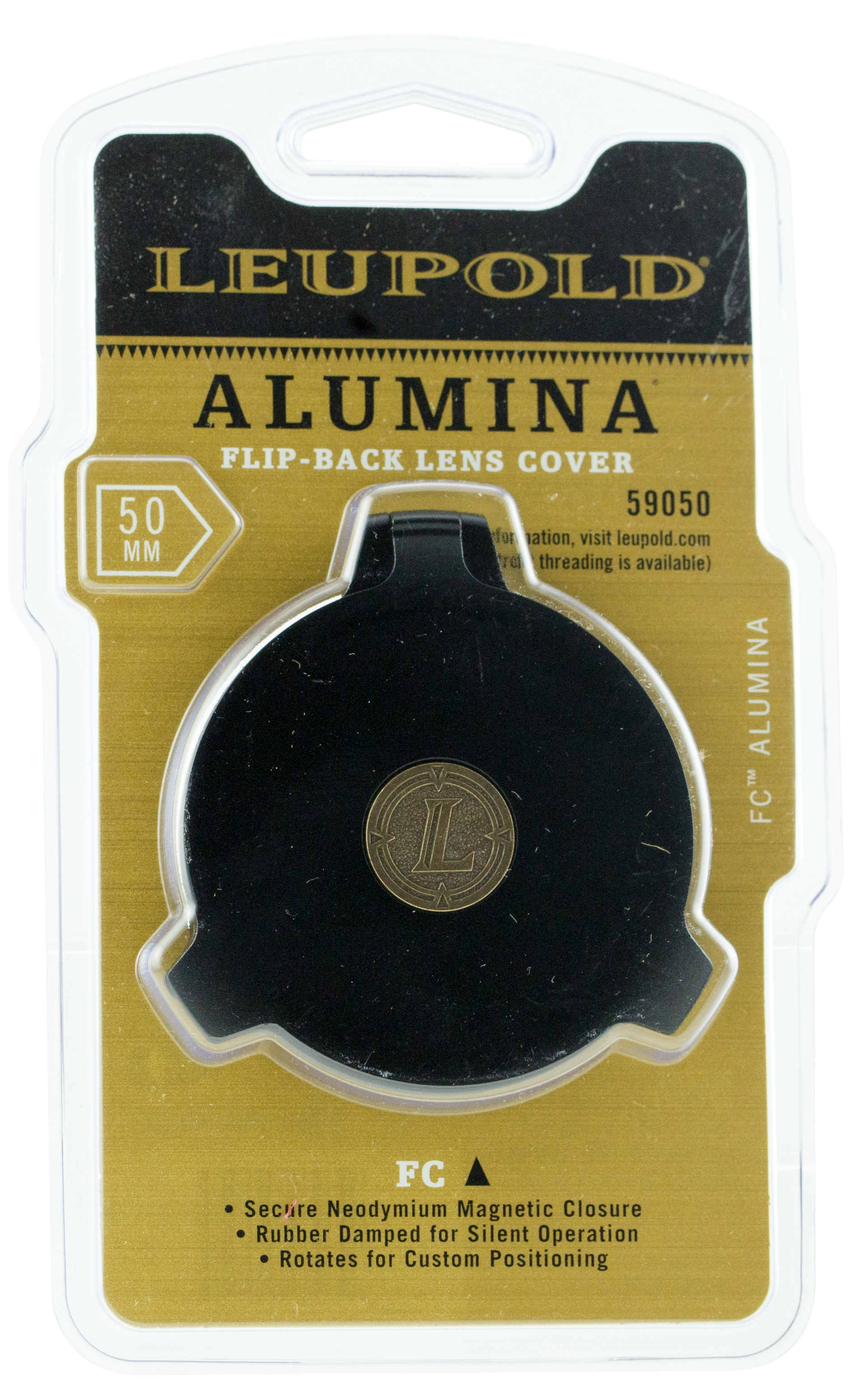 Leupold Alumina Flip-Back FC Alumina Rifle Scope Obj 59050 Lens Cover 50mm