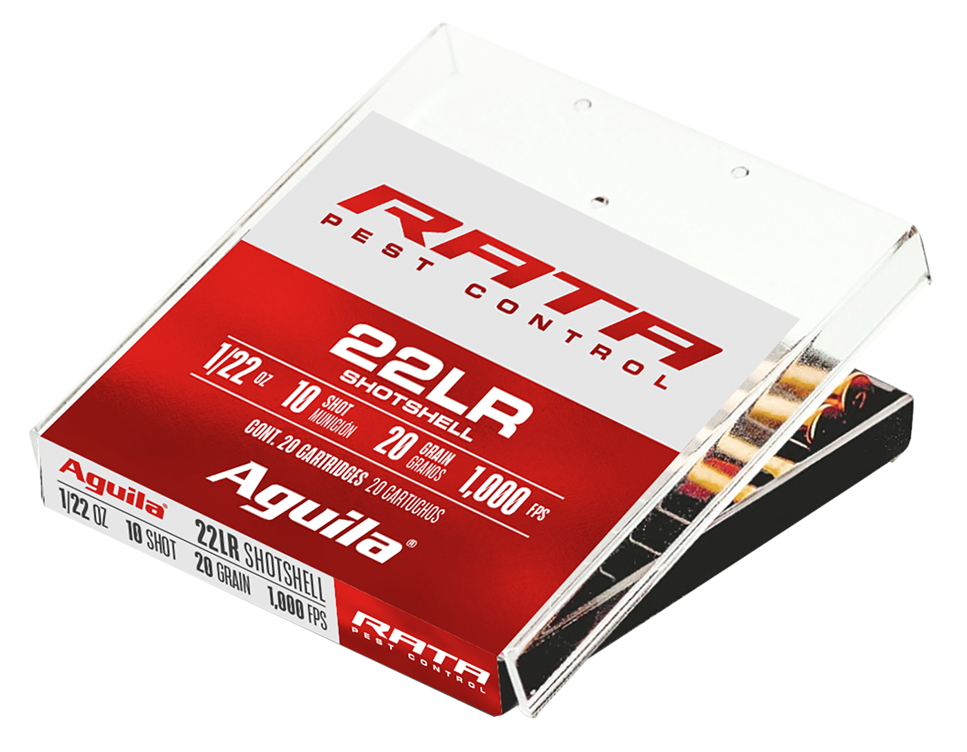 AGUILA 1B222600 22LR RATA 20GR 10 20/50