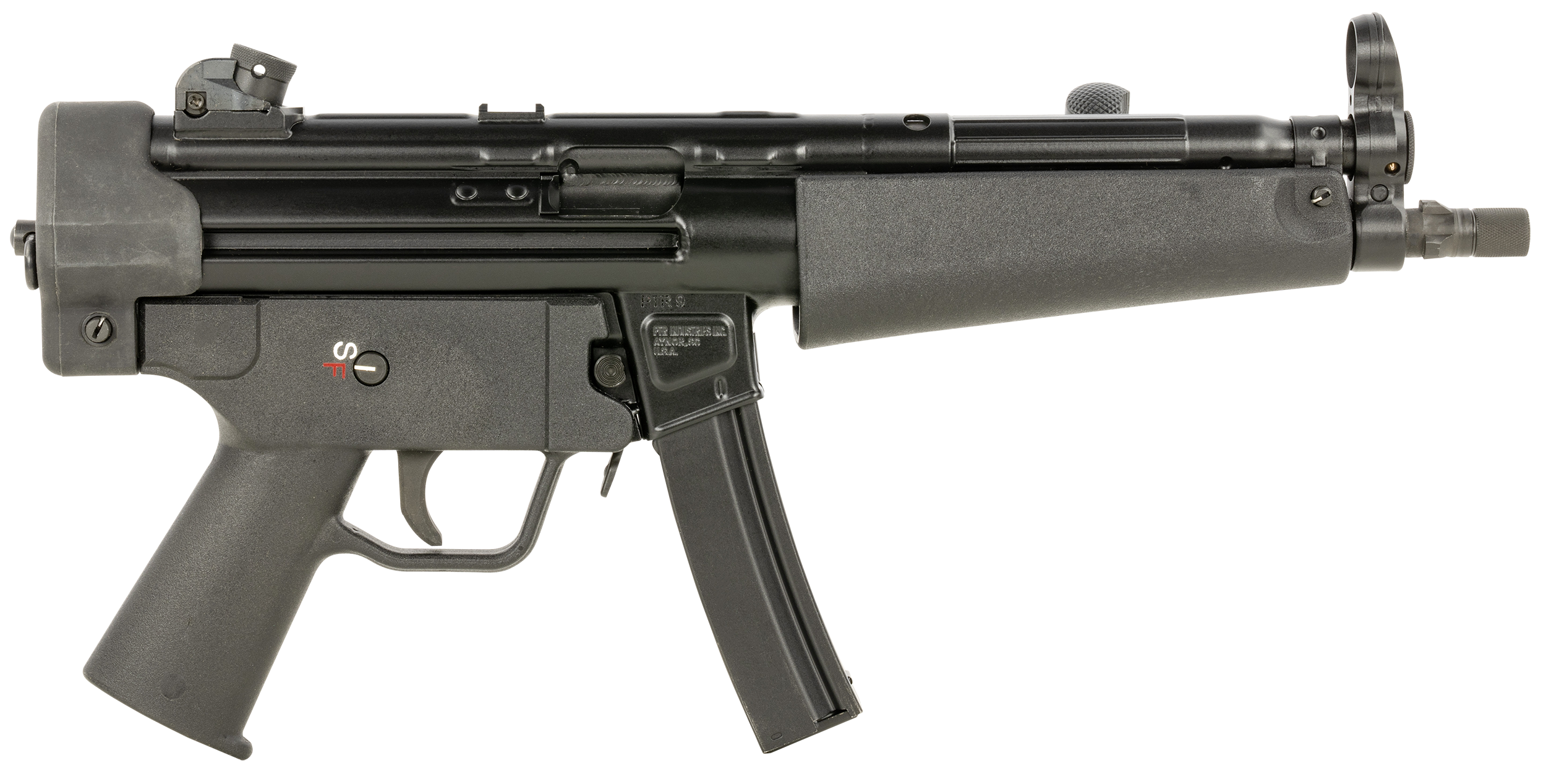 PTR PDW-100004 9CT 9MM 8IN PST 3LUG BBL 1/2X28