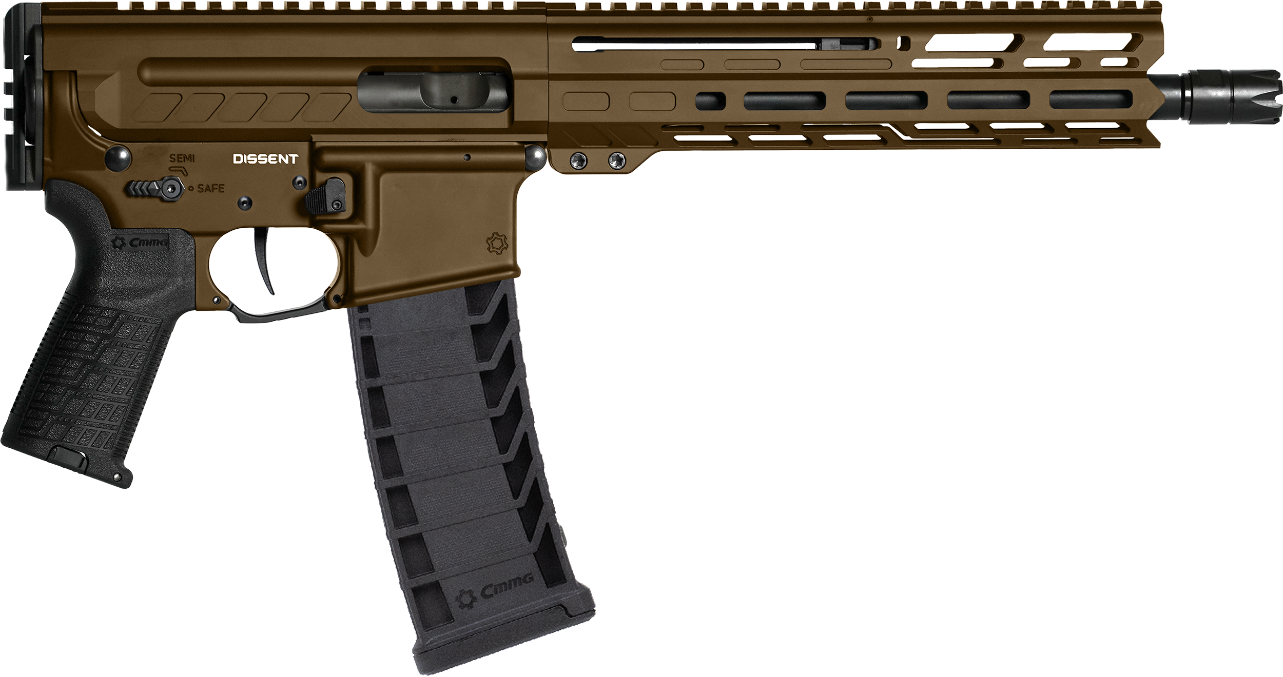 CMMG 94A8041MB Dissent MK4 9mm Luger 33+1 10.50in, Midnight Bronze Rec, Pic