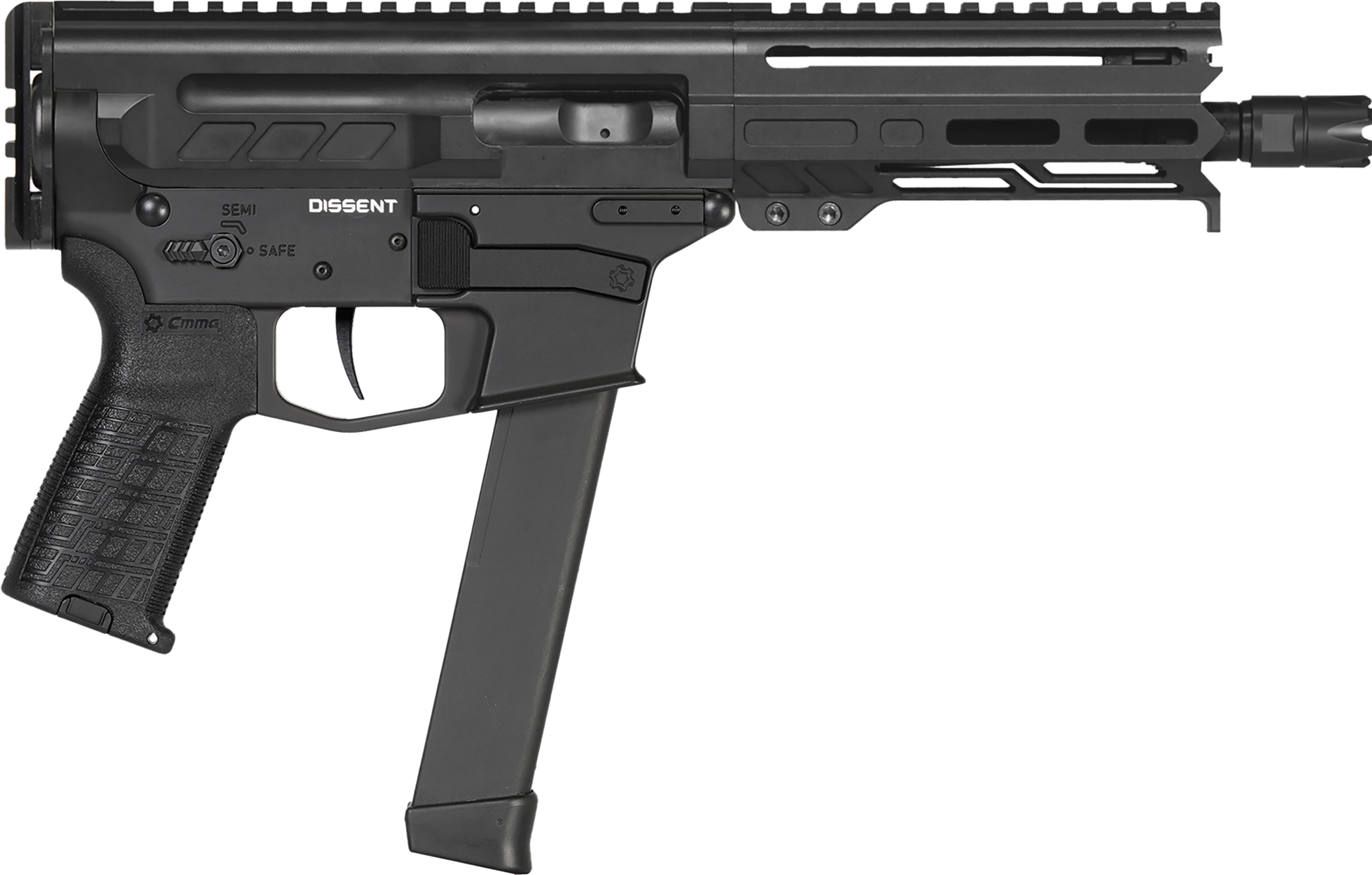 CMMG 99A68A2AB DISSENT MKGS 9MM 6.5 33R BLK