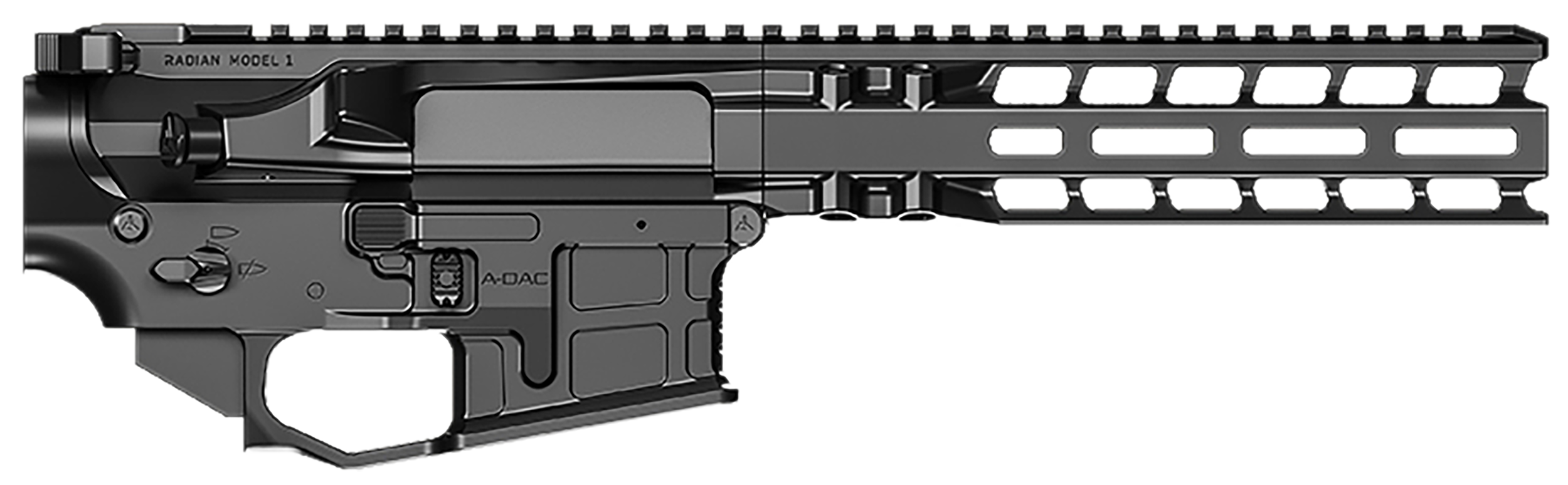 Radian Weapons R0435 Builder Kit Radian Black, A-DAC 15 Fully Ambi Lower, 8.50" M-LOK Handgaurd, Raptor-SD Charging Handle, Talon 45/90 Safety, Ext. Bolt Catch, Left-Side Mag Release, Right-Side Bolt