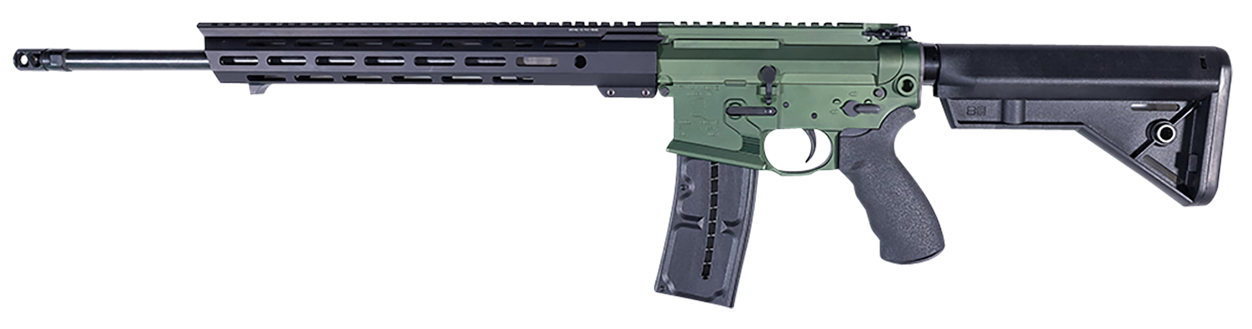 Franklin Armory 0010063ODG F17 L 17 WSM 10+1 20" Black Precision Barrel, OD Green Aluminum w/M-LOK & Picatinny Rail Receiver, Black Bravo C Stock