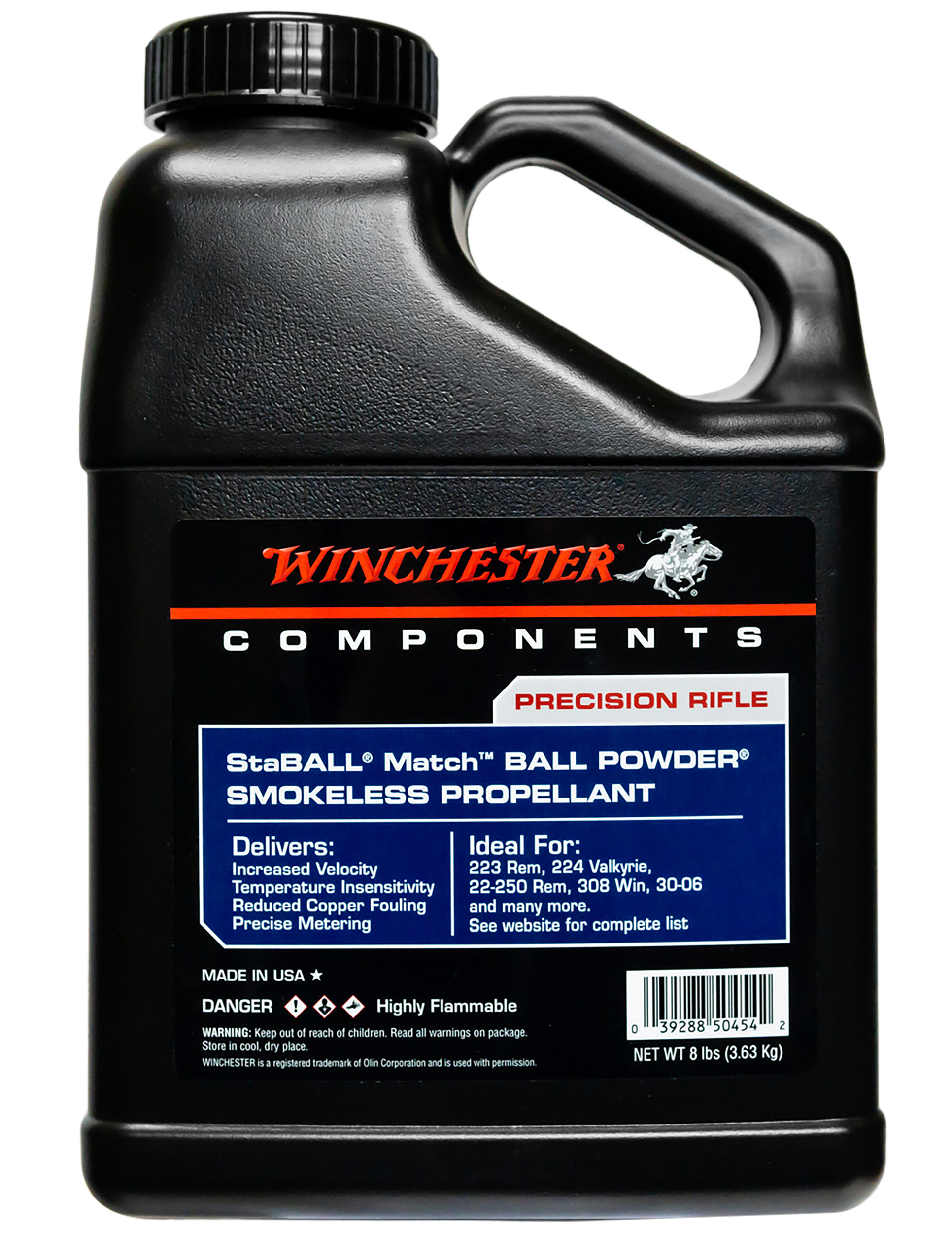 WIN STABALLMATCH8 STABALL MTCH RFL POWDER 8LB