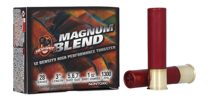 HEVI HS28567 TKY MGBLEND 28 3IN 5-7 11/4 5/10