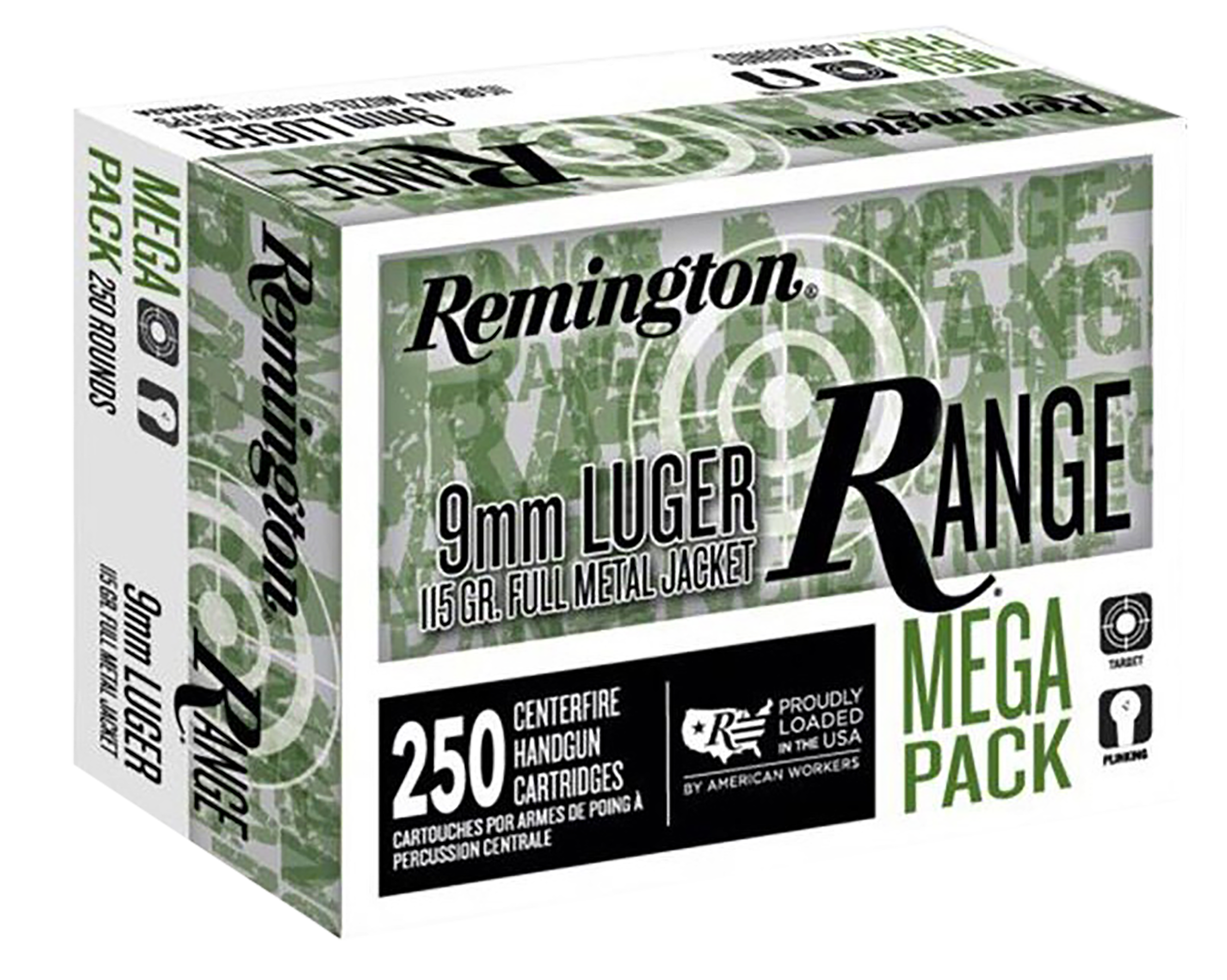 REM R23965 9MM 115 FMJ RANGE 250/4
