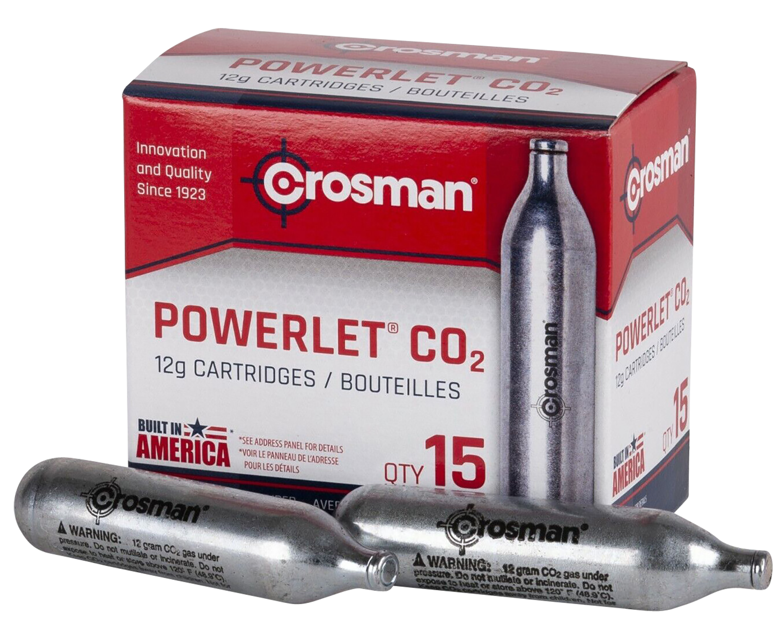 CROS C2315 POWERLET 12G CO2 CARTRIDGES 15PK