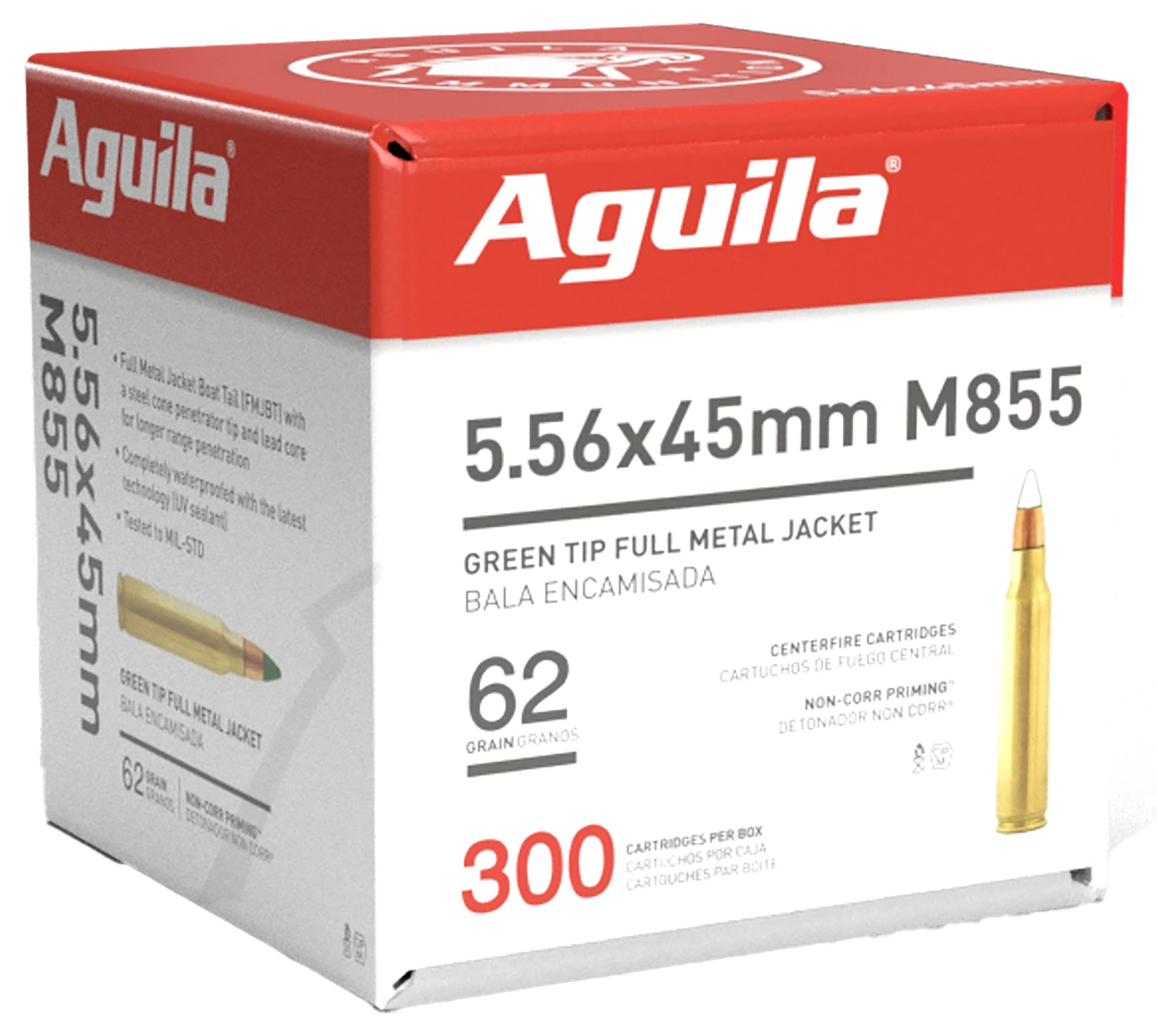 AGUILA 1E556125 556 GRN TIP M855 300/4