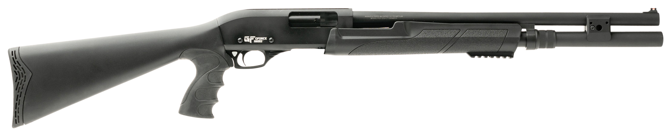 GFORCE GF2P12 12GA 20IN CB PICT RAIL BLK 7+1