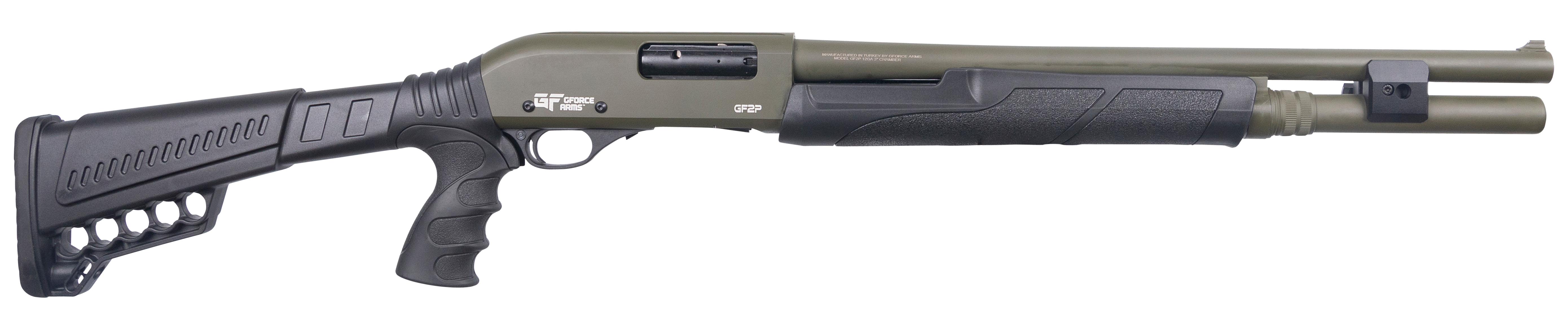 GFORCE GF2P12 12GA 20IN CB PICT RAIL ODG 7+1