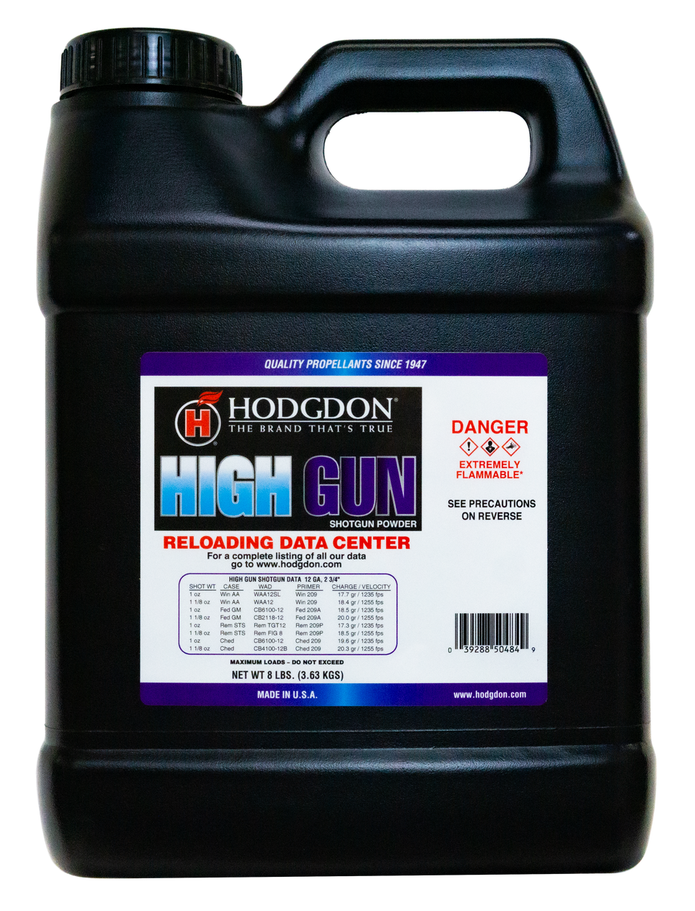 HODG HG8 HIGHGUN SG/PST PWDR 8LB