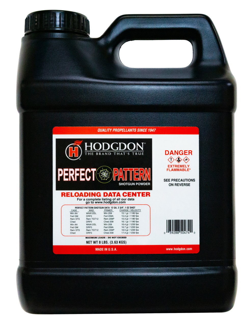 HODG PP8 PERFECT PATTERN SG POWDER 8LB