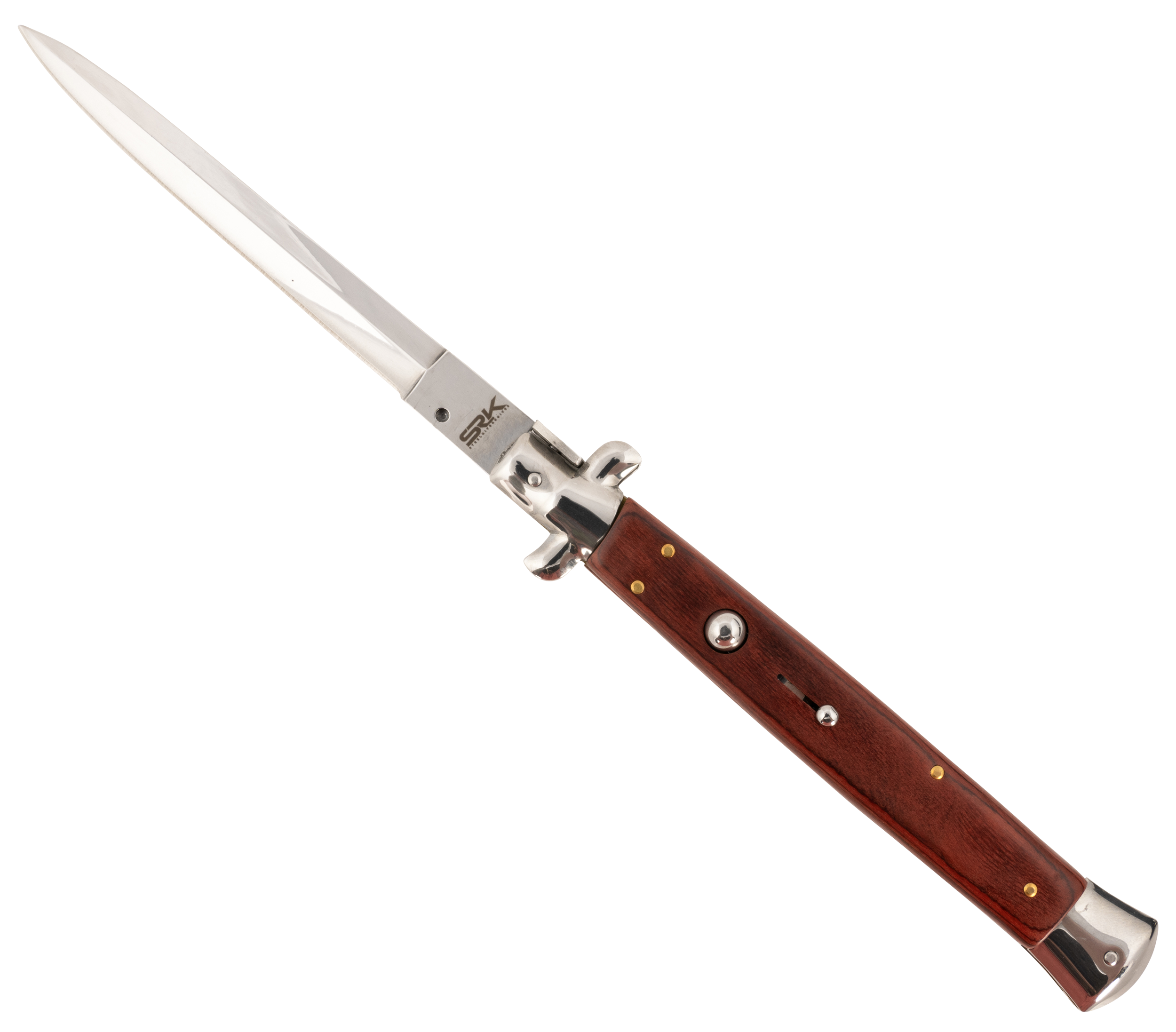 SRK CI-RW-D ITALIAN DAGGER RED WOOD SIDE OPN