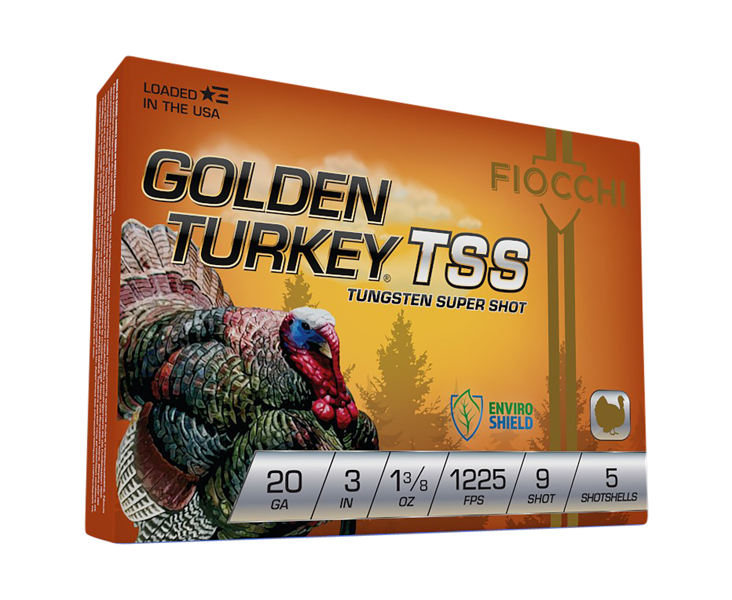 FIO 203TSS9 GLD TRKY TNG 20 3IN 9SHT 13/8 5/10